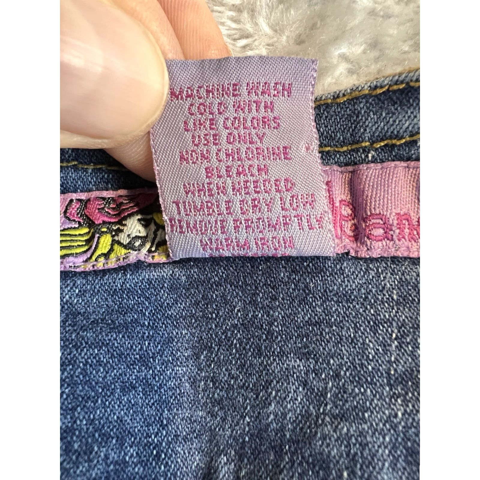 Vintage VINTAGE Me And You Skirt Womens M Blue Boho Midi Pockets Jeans Casual 90s Size 32" / US 10 / IT 46 - 6 Thumbnail
