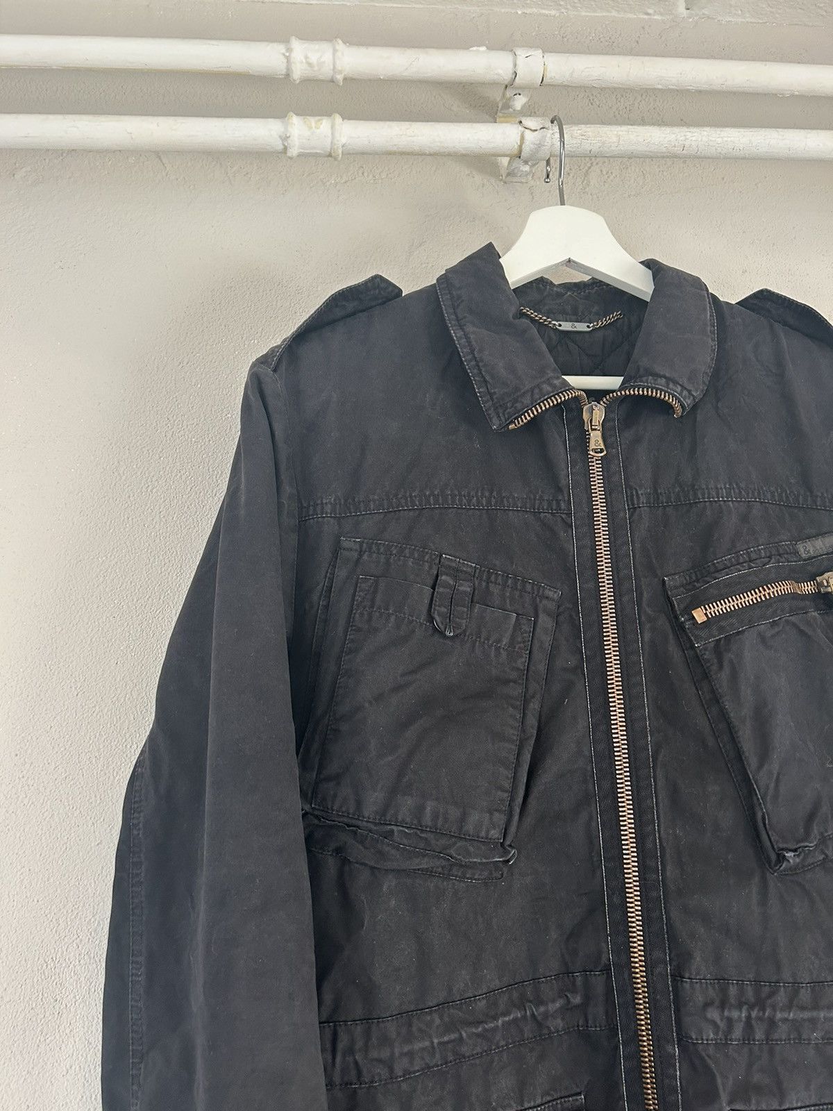 Dolce & Gabbana Black Cargo Jacket Size US S / EU 44-46 / 1 - 2 Thumbnail