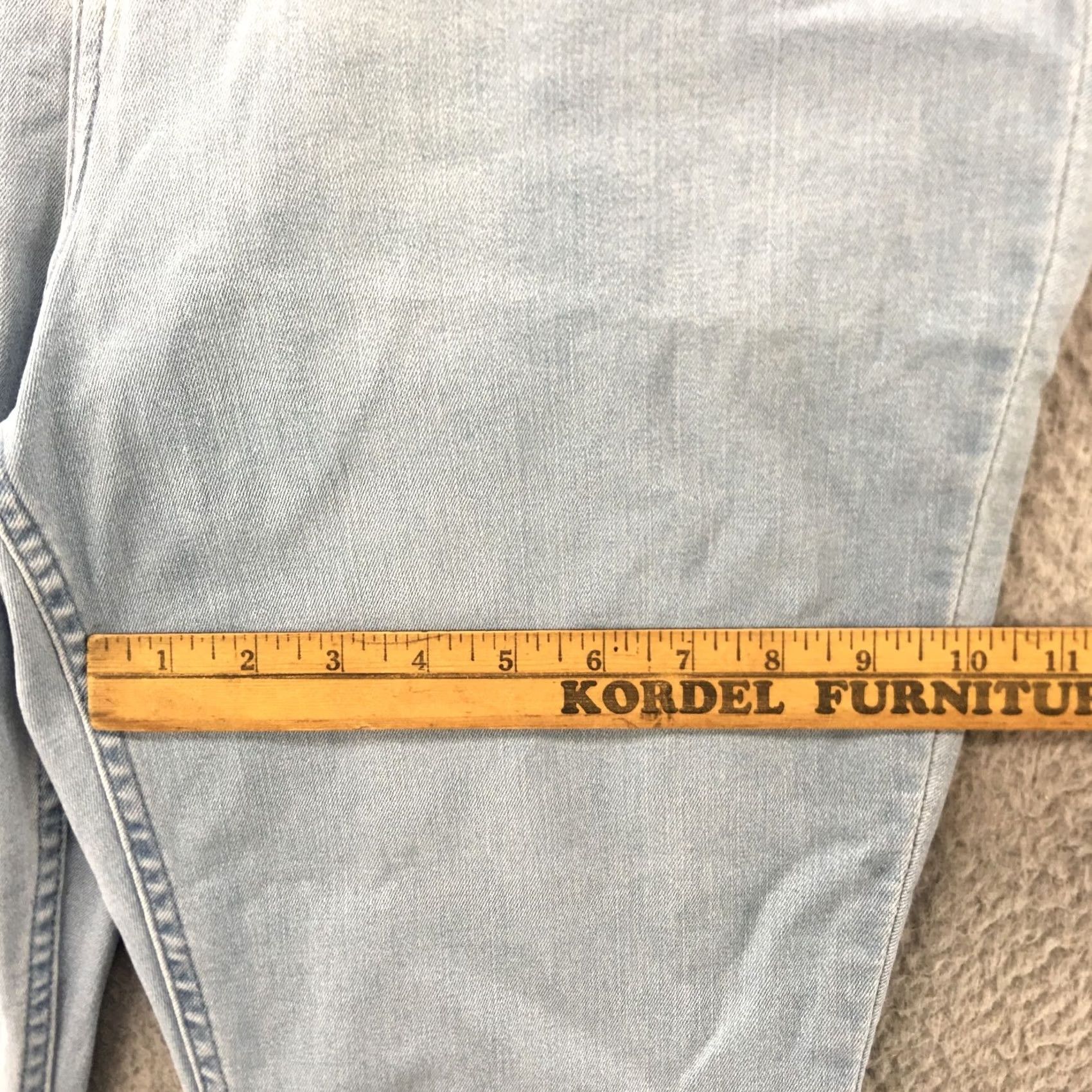 Calvin Klein Calvin Klein Jeans Skinny Jeans Womens 16 Blue Denim Mid Rise Zip Fly Size 38" / US 16 / IT 52 - 6 Thumbnail