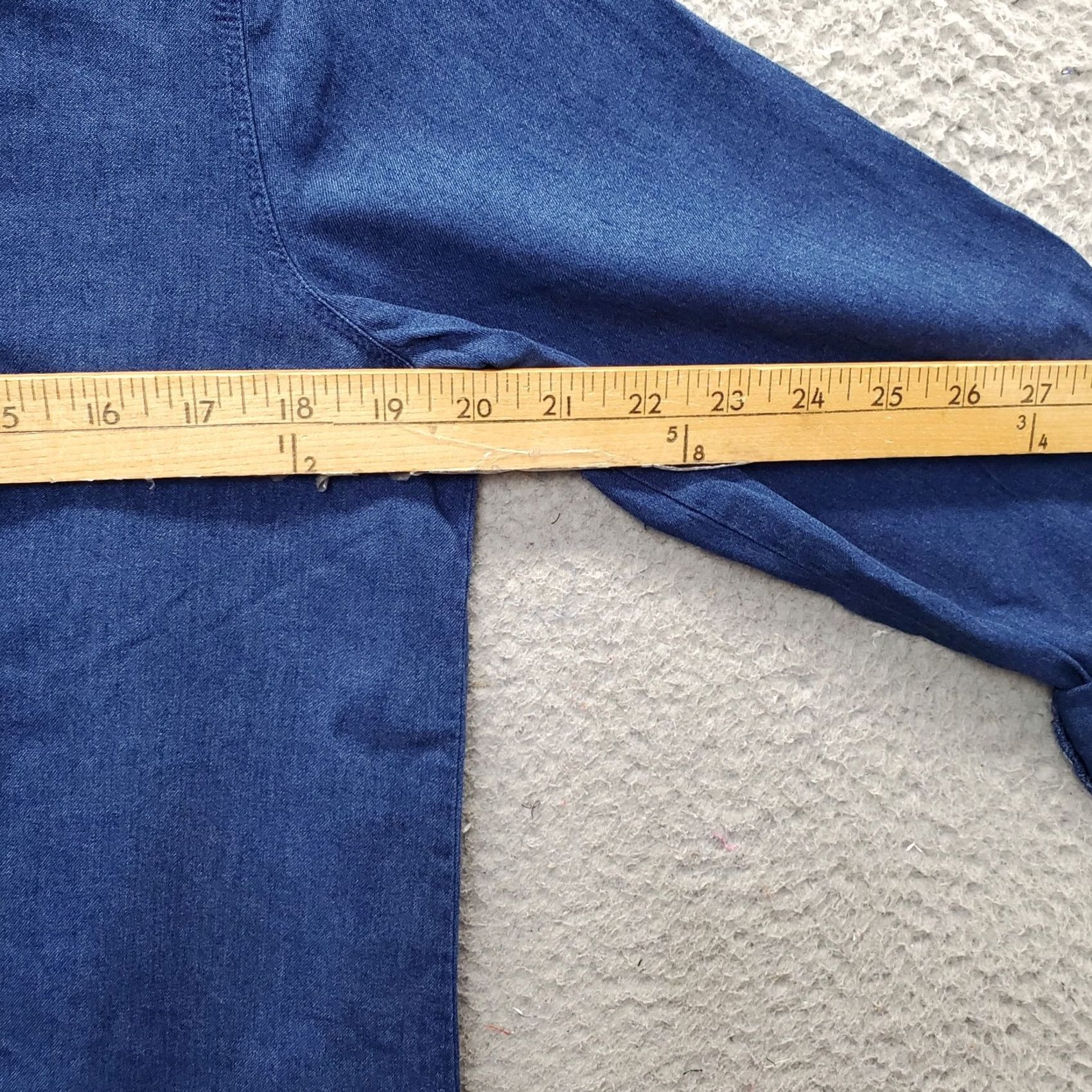 Loft LOFT Shirt Women S Navy Soft Stretch Long Sleeve Collared Button Up High Low Hem - Size S - Navy - Women - Button-Up - Casual Shirt Size S / US 4 / IT 40 - 4 Thumbnail