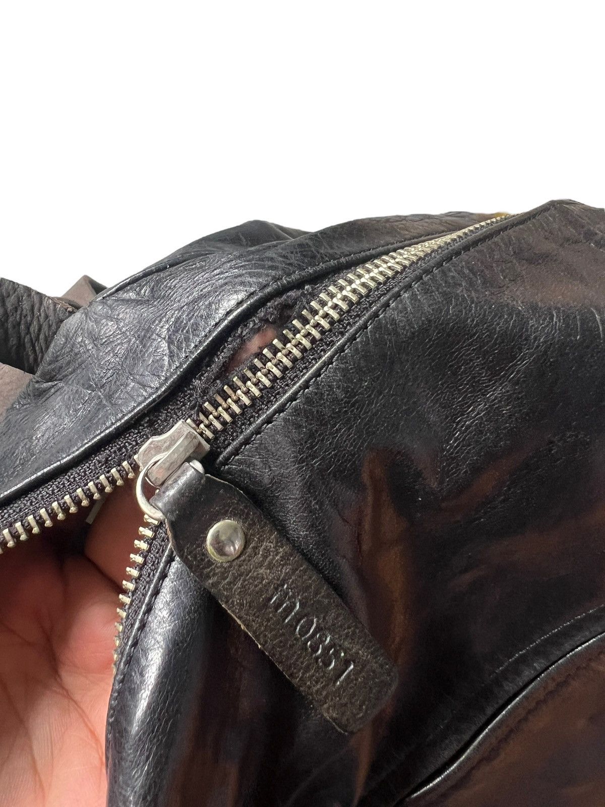 M0851 M0851 Leather Square Backpack Size ONE SIZE - 13 Thumbnail