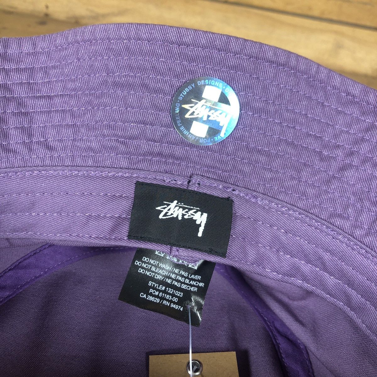 Stussy × Vintage Stussy Stock Bucket Size ONE SIZE - 3 Thumbnail