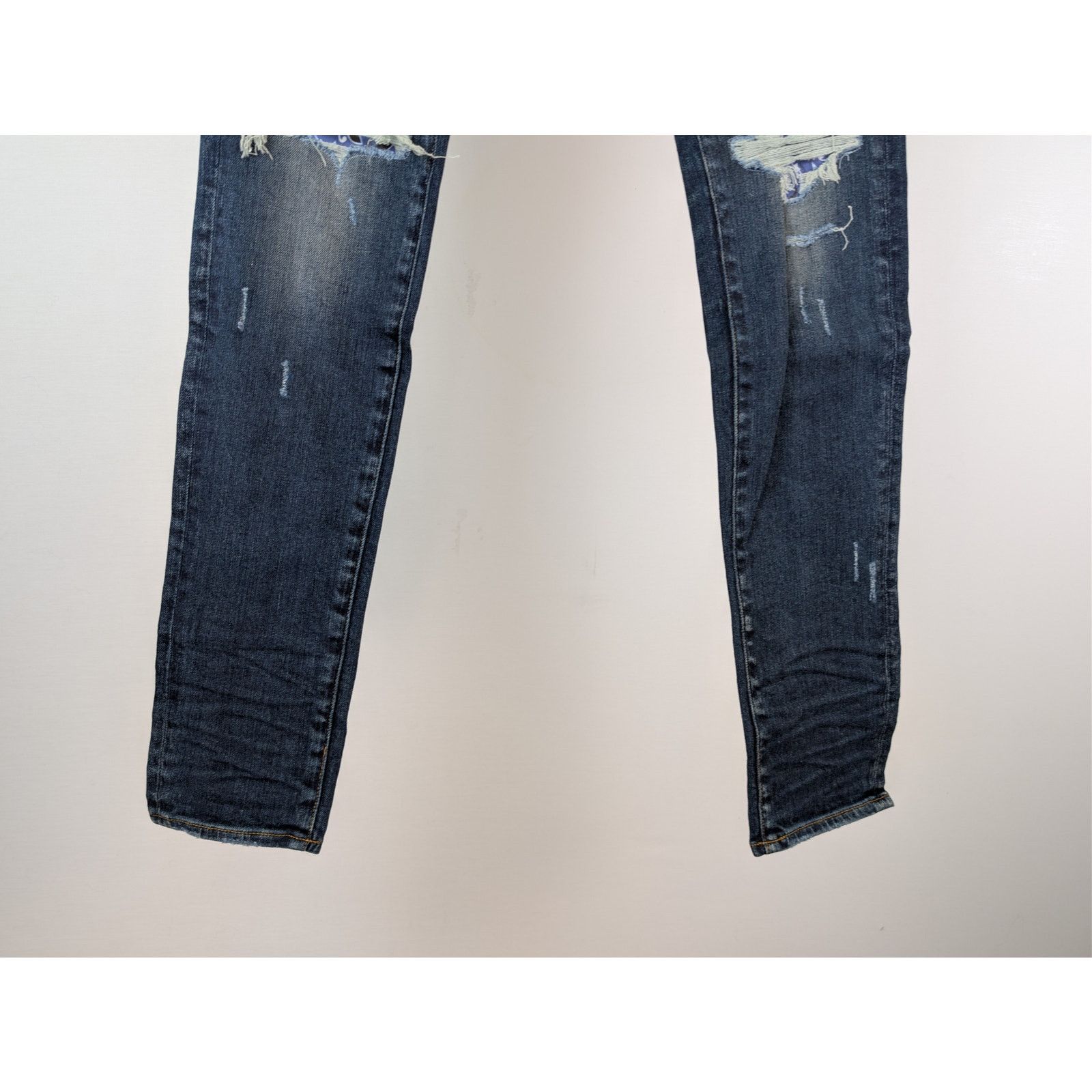 Amiri o1rshd1 Old English Logo Jean in Deep Classsic Blue 34 Size US 34 / EU 50 - 4 Thumbnail