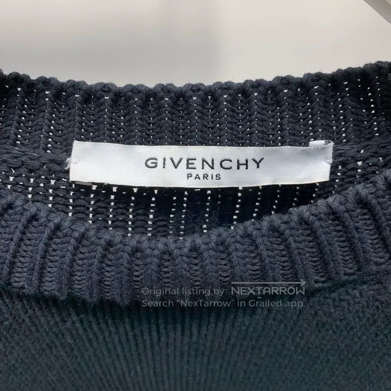 Givenchy Givenchy Black Destroyed Knit Sweater Size US S / EU 44-46 / 1 - 2 Thumbnail