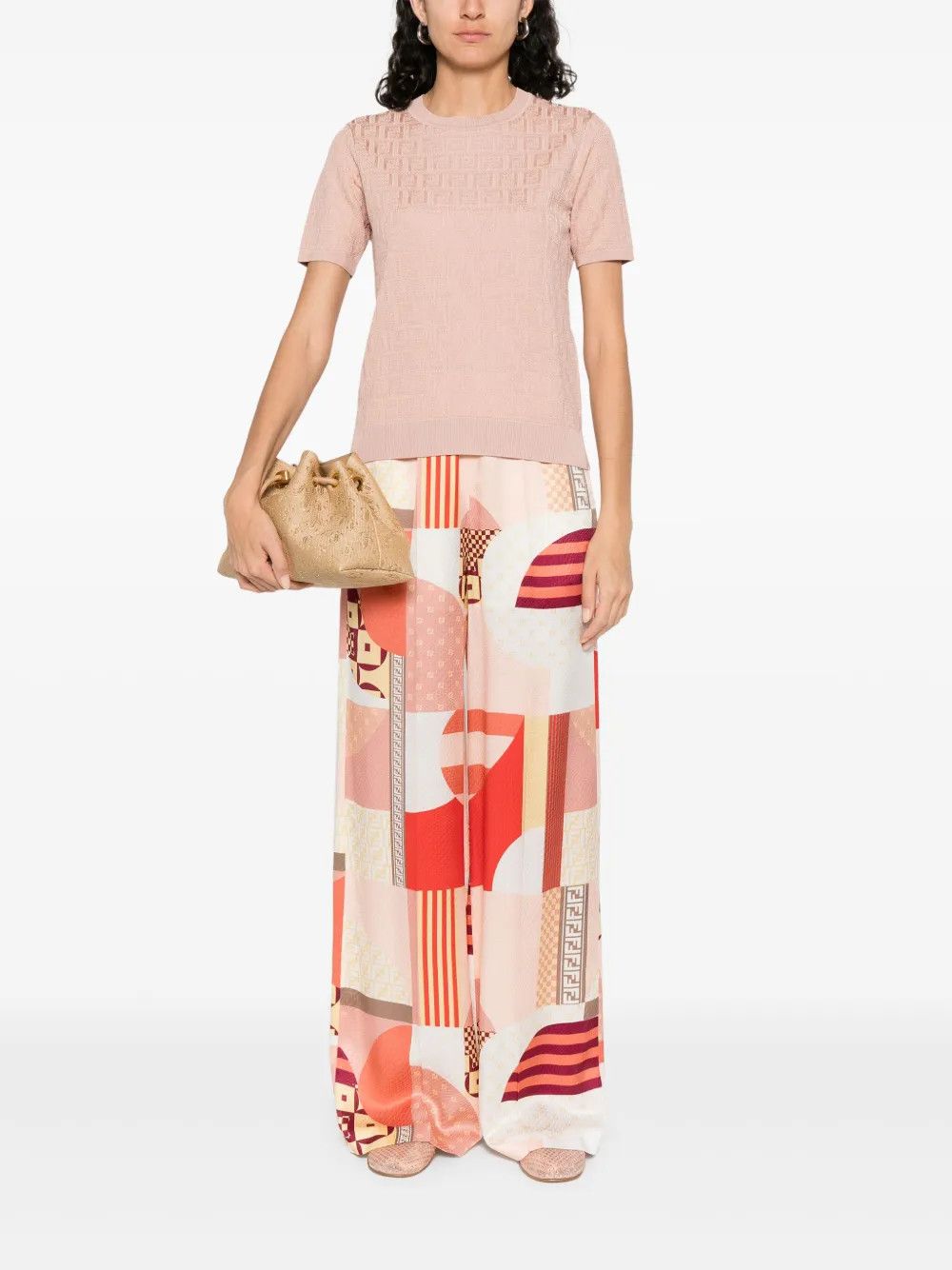 Fendi o1s1wg110426 Trousers in Multicolor Size 28" / US 6 / IT 42 - 5 Thumbnail