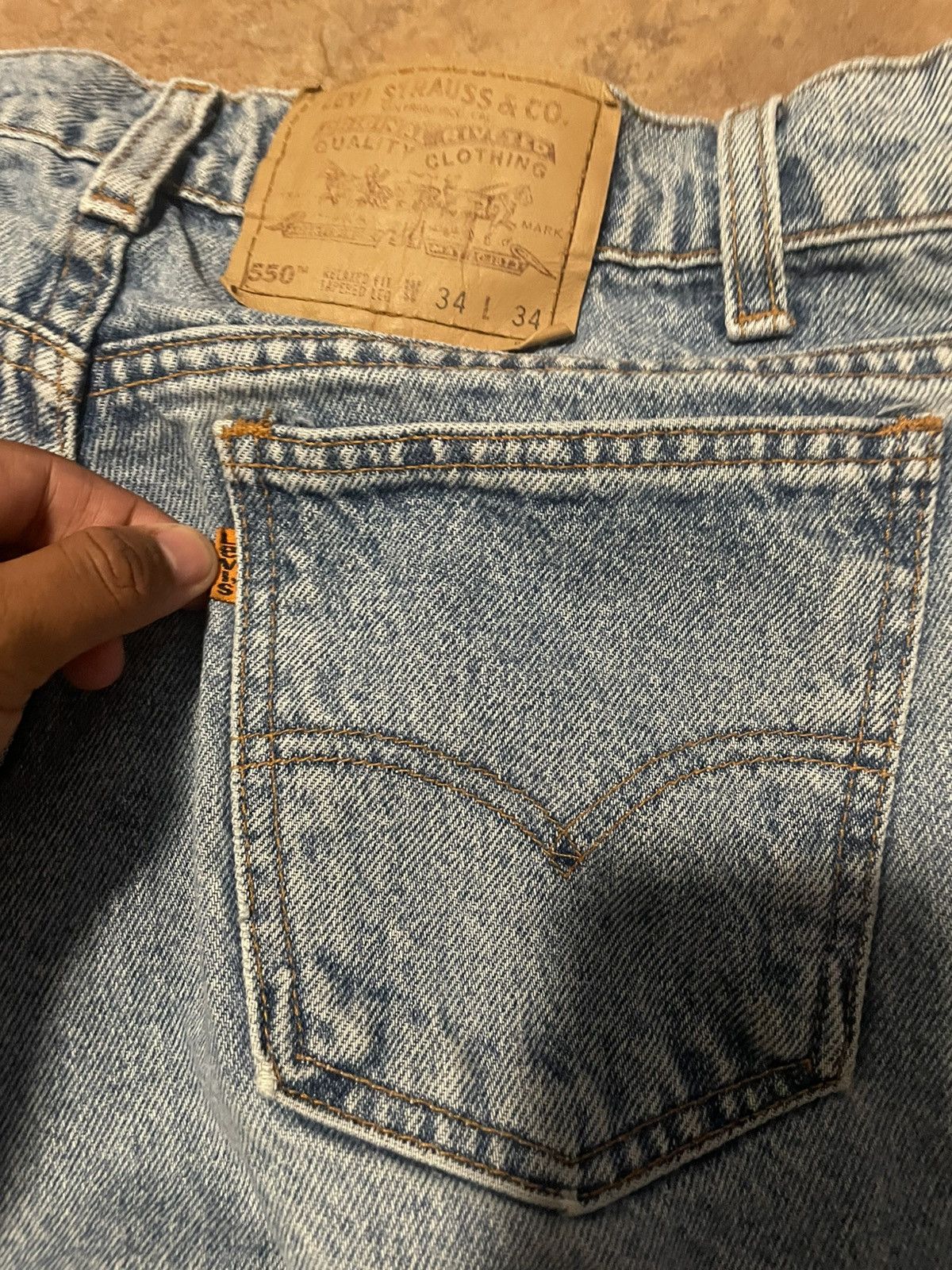 Levi's Vintage Clothing Levis Orange tab 550 Size US 34 / EU 50 - 2 Thumbnail