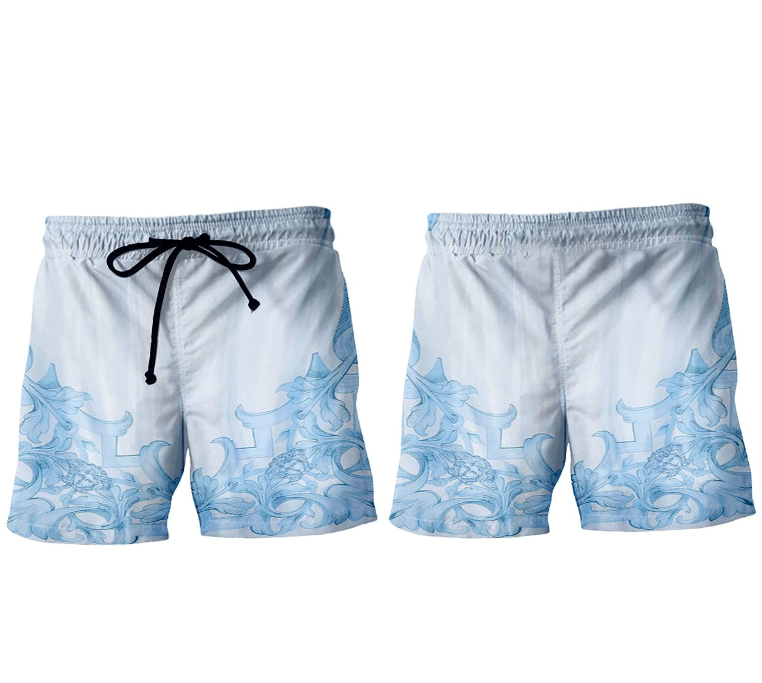 Designer Architectural Baroque Shorts Size US 31 - 2 Thumbnail