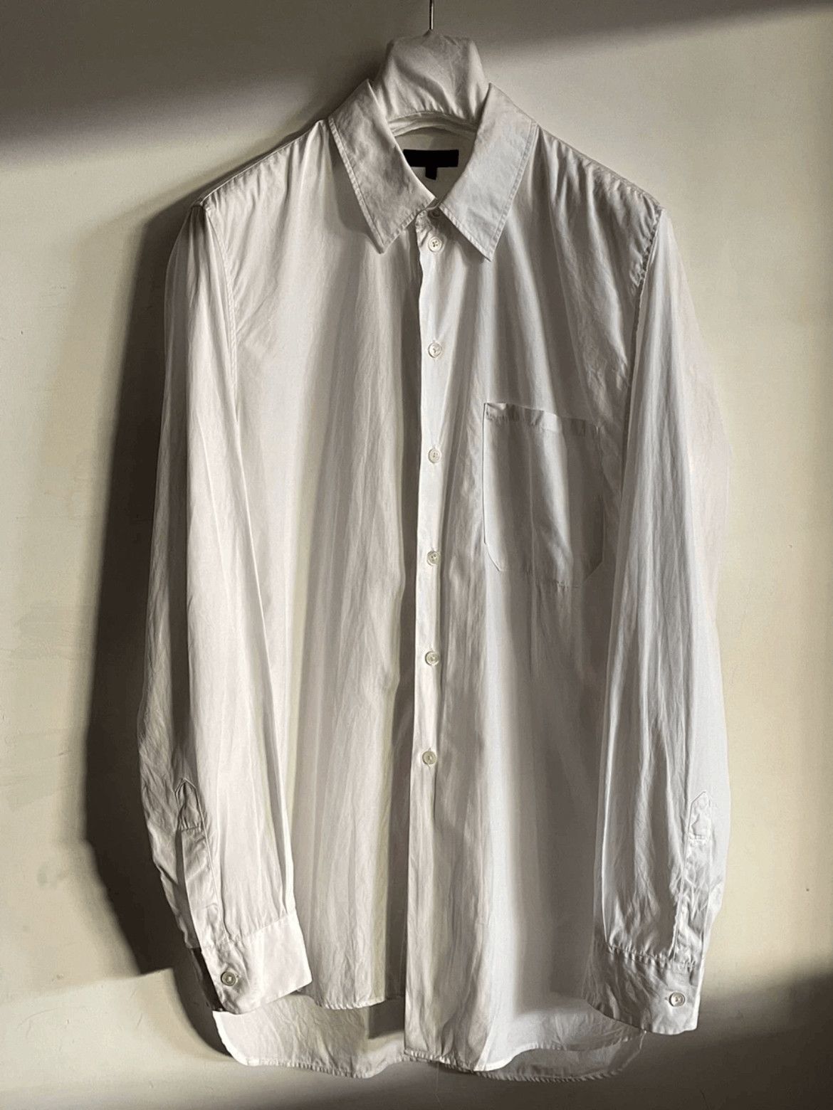 Ann Demeulemeester Ann Demeuleester Unevenness Shirt Size US L / EU 52-54 / 3 - 4 Thumbnail