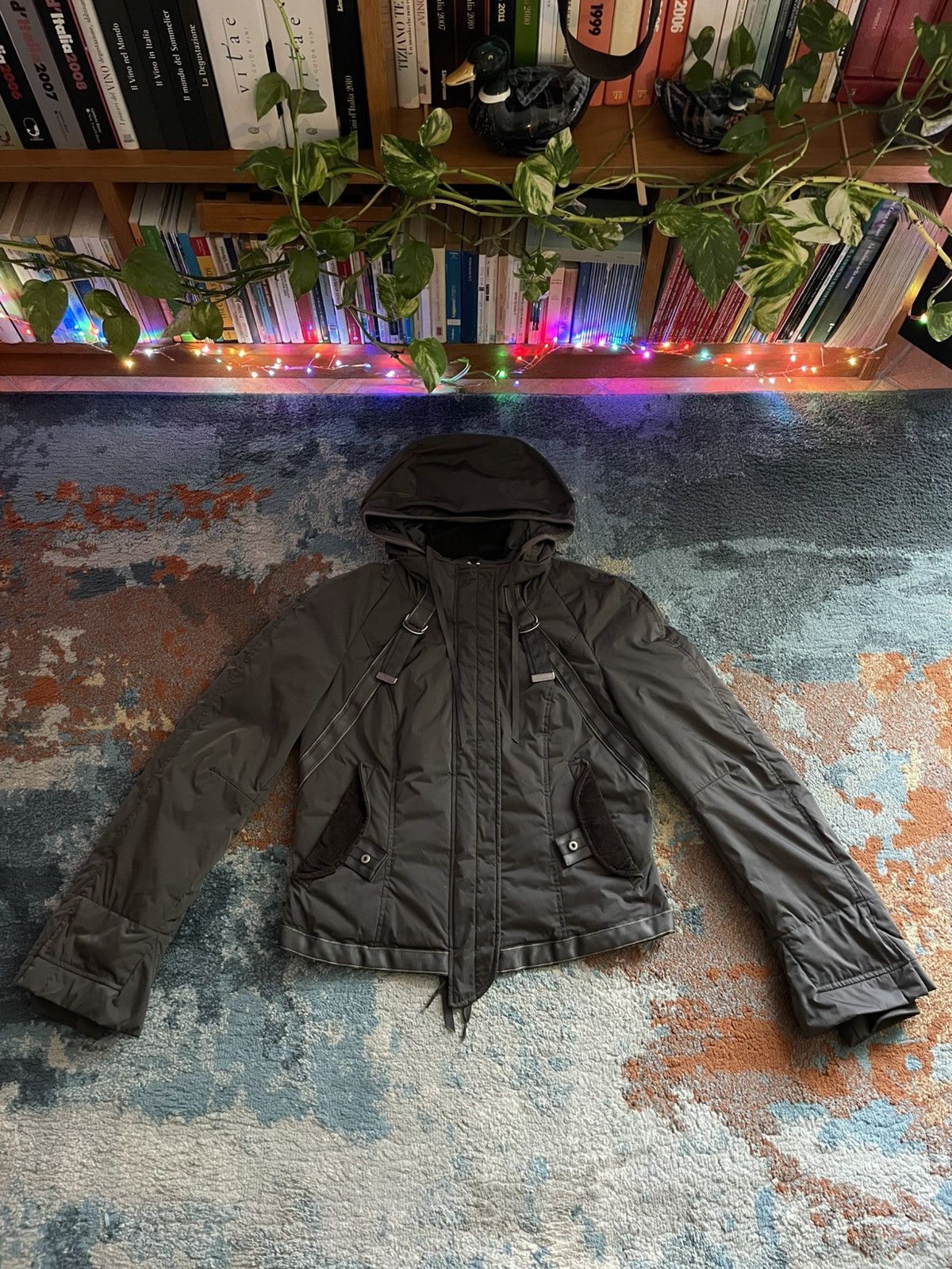 MARITHÉ FRANCOIS GIRBAUD 00s DARK WOOL JACKET (L) – Treasuresmarket