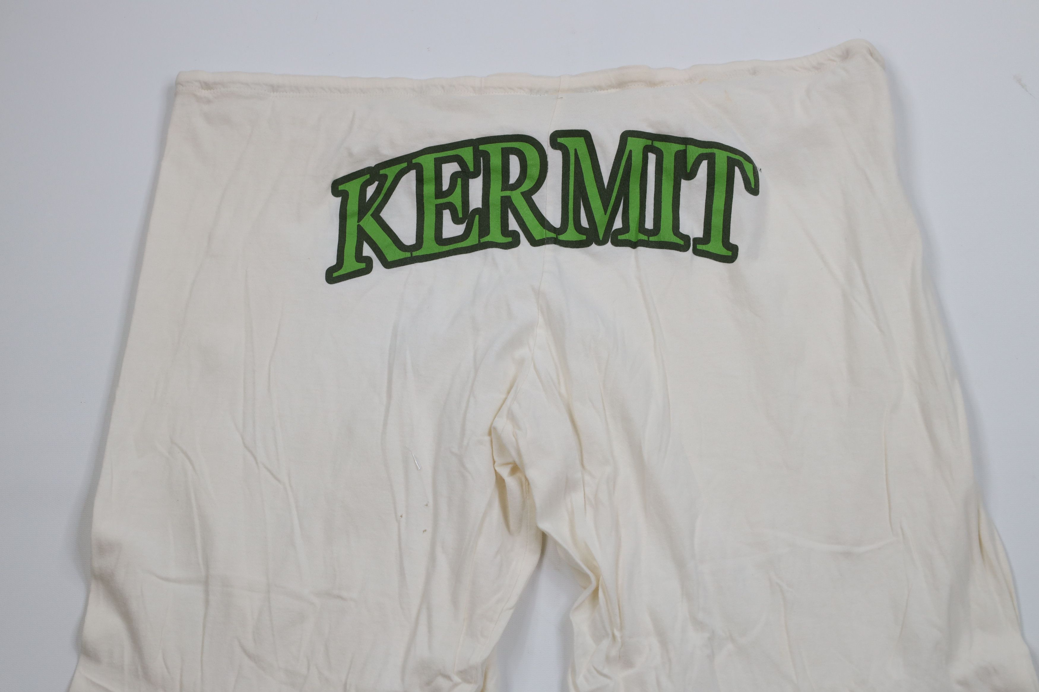Vintage Vintage Y2K 2002 Muppets Kermit the Frog Wide Leg Pants Size 42" / US 20 - 10 Thumbnail