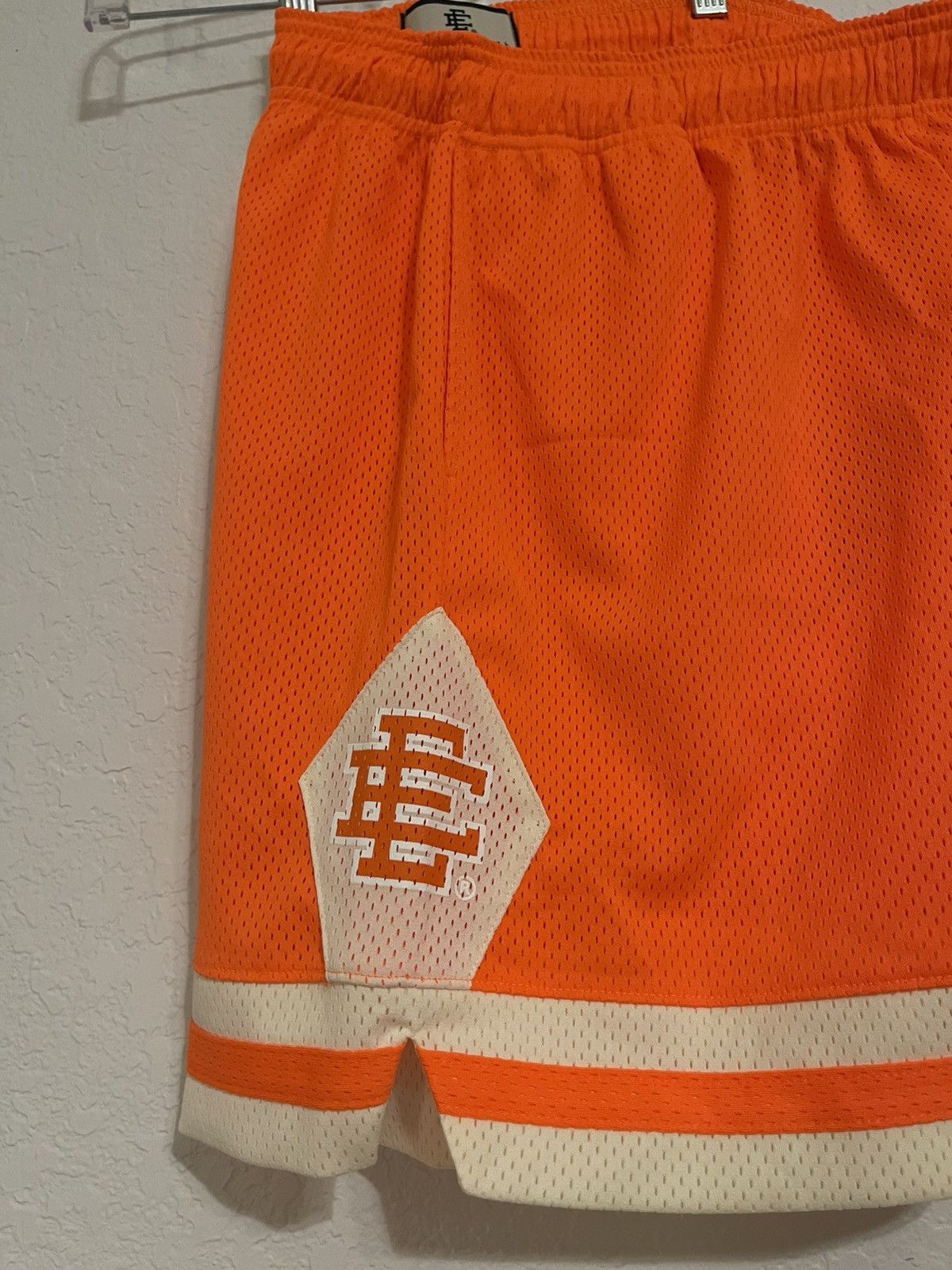 Eric Emanuel Eric Emanuel EE Basic V2 Orange Mesh Shorts XL Size US 32 / EU 48 - 4 Thumbnail