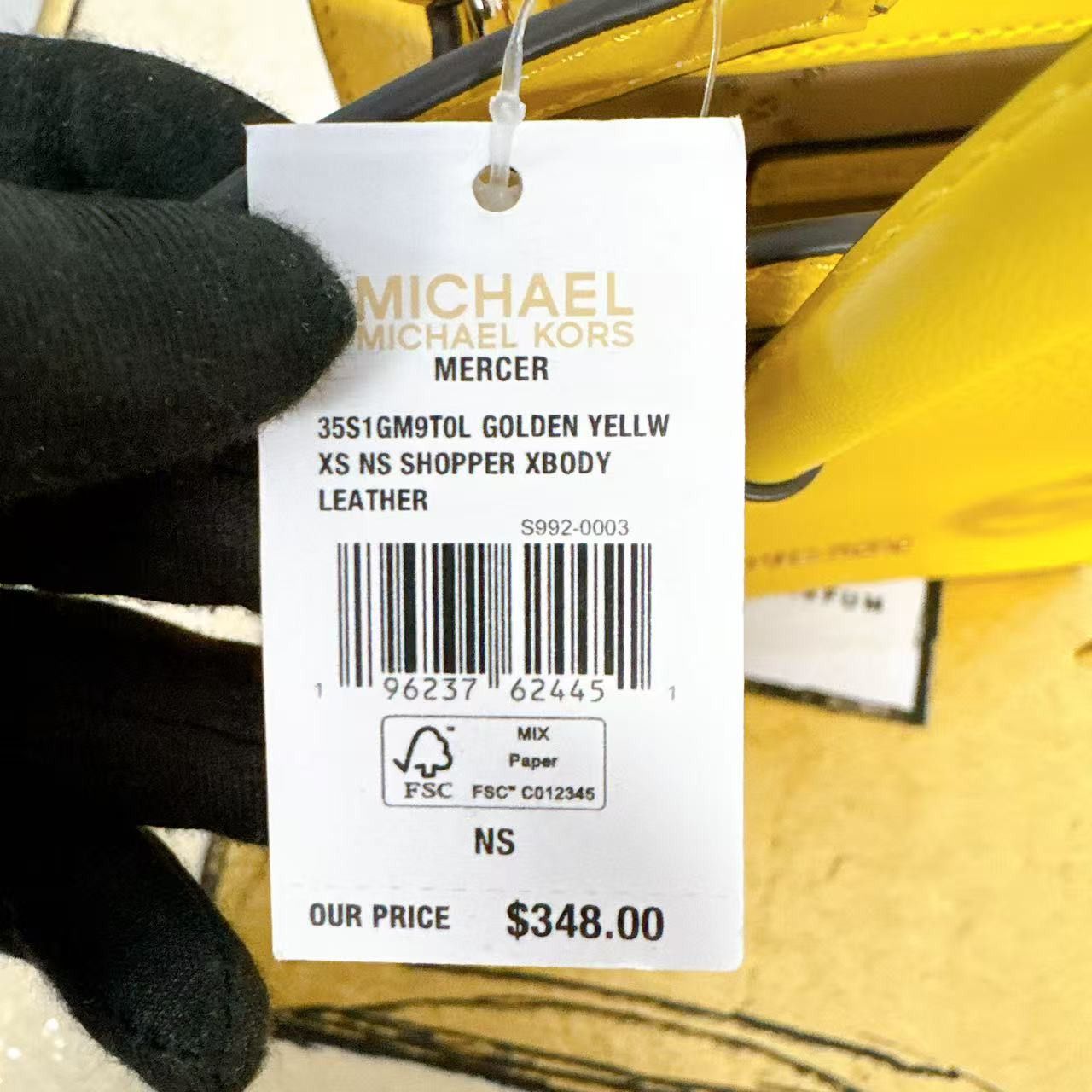 Michael Kors Michael Kors 35S1GM9T0L Mercer Extra-Small Pebbled Leather Size ONE SIZE - 6 Thumbnail