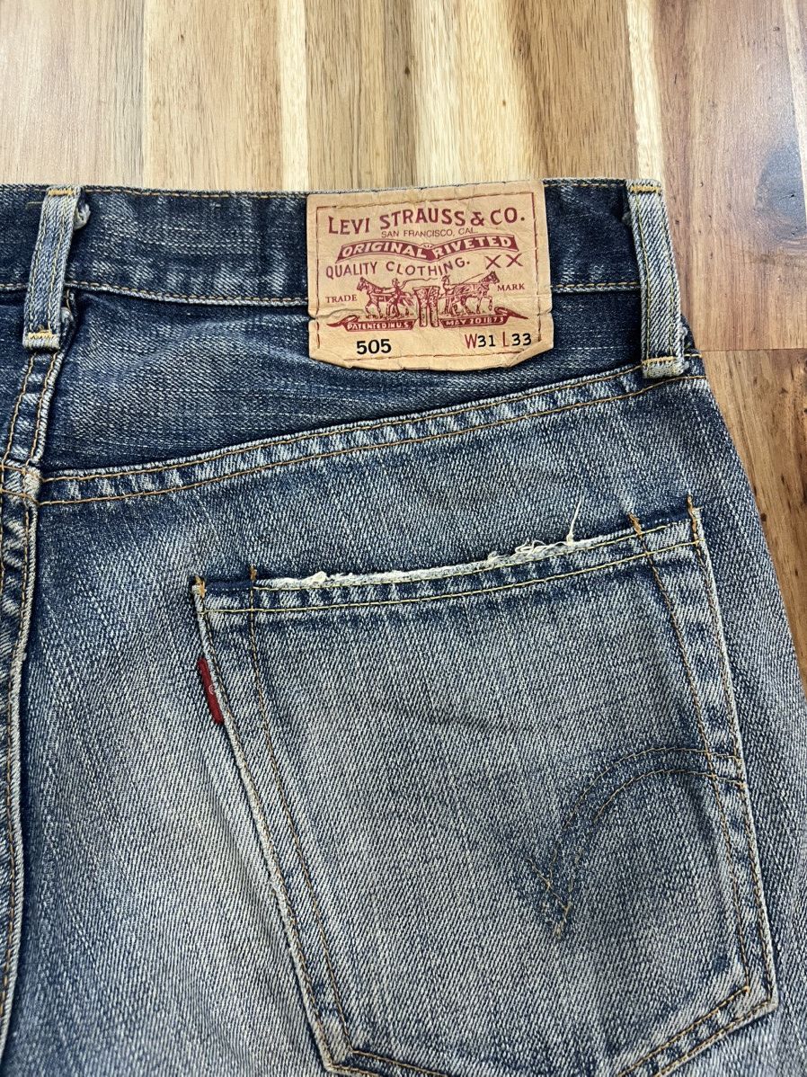 Levi's Vintage 90’s Levis 505 Denim Jeans Size US 31 - 8 Thumbnail
