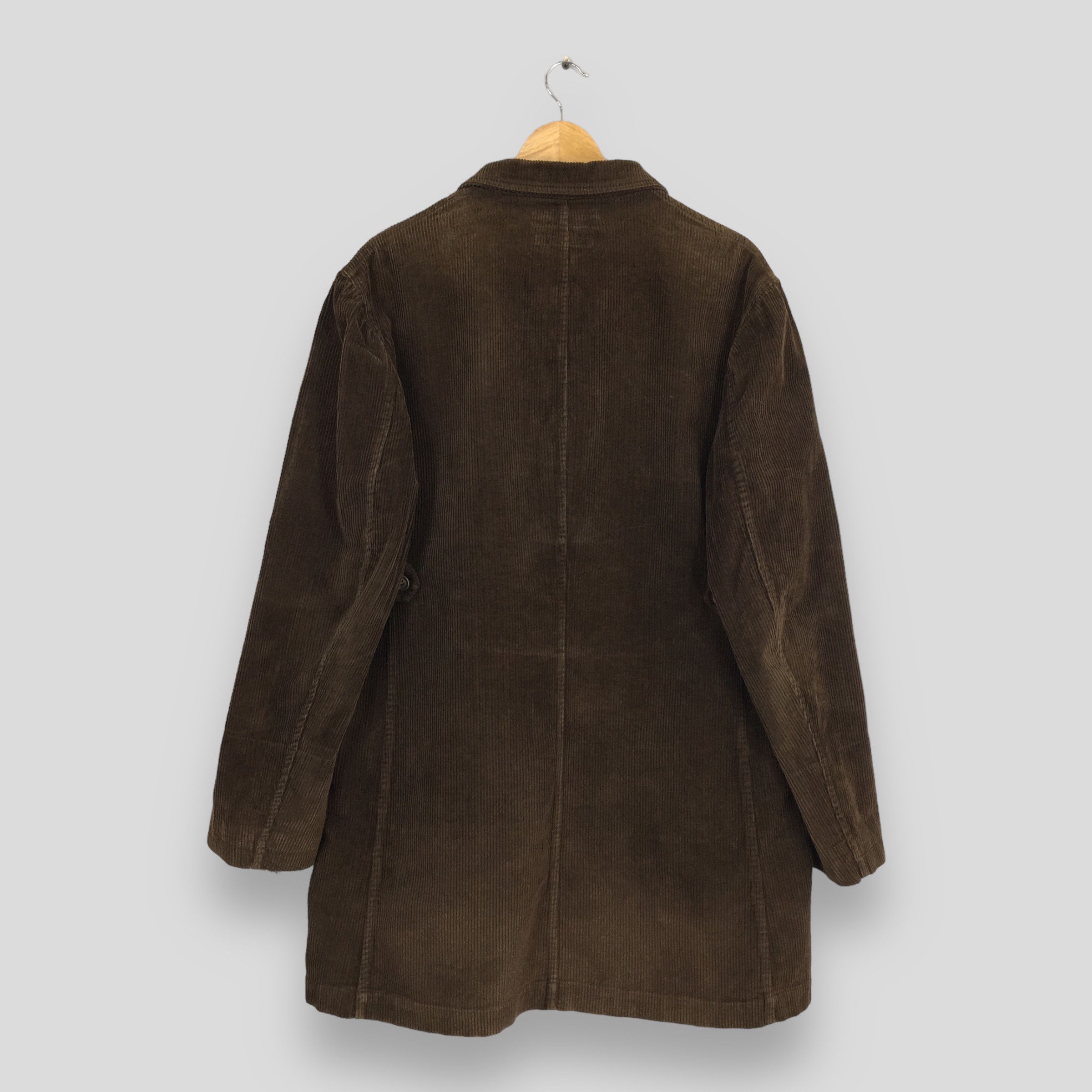 Comme des Garcons Comme Des Garcons Homme Brown Corduroy Jacket Large Size US L / EU 52-54 / 3 - 8 Thumbnail