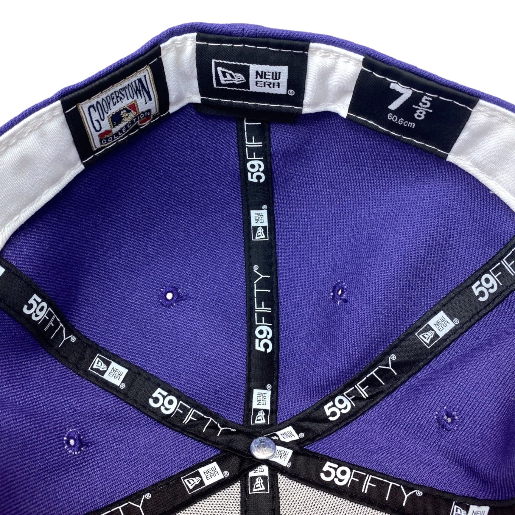 New Era NEW ERA HAT Baseball Cap YANKEES FITTED 7 5/8 Purple Daybreakers UV 1998 Hat Club Exclusive Mens Size ONE SIZE - 7 Thumbnail