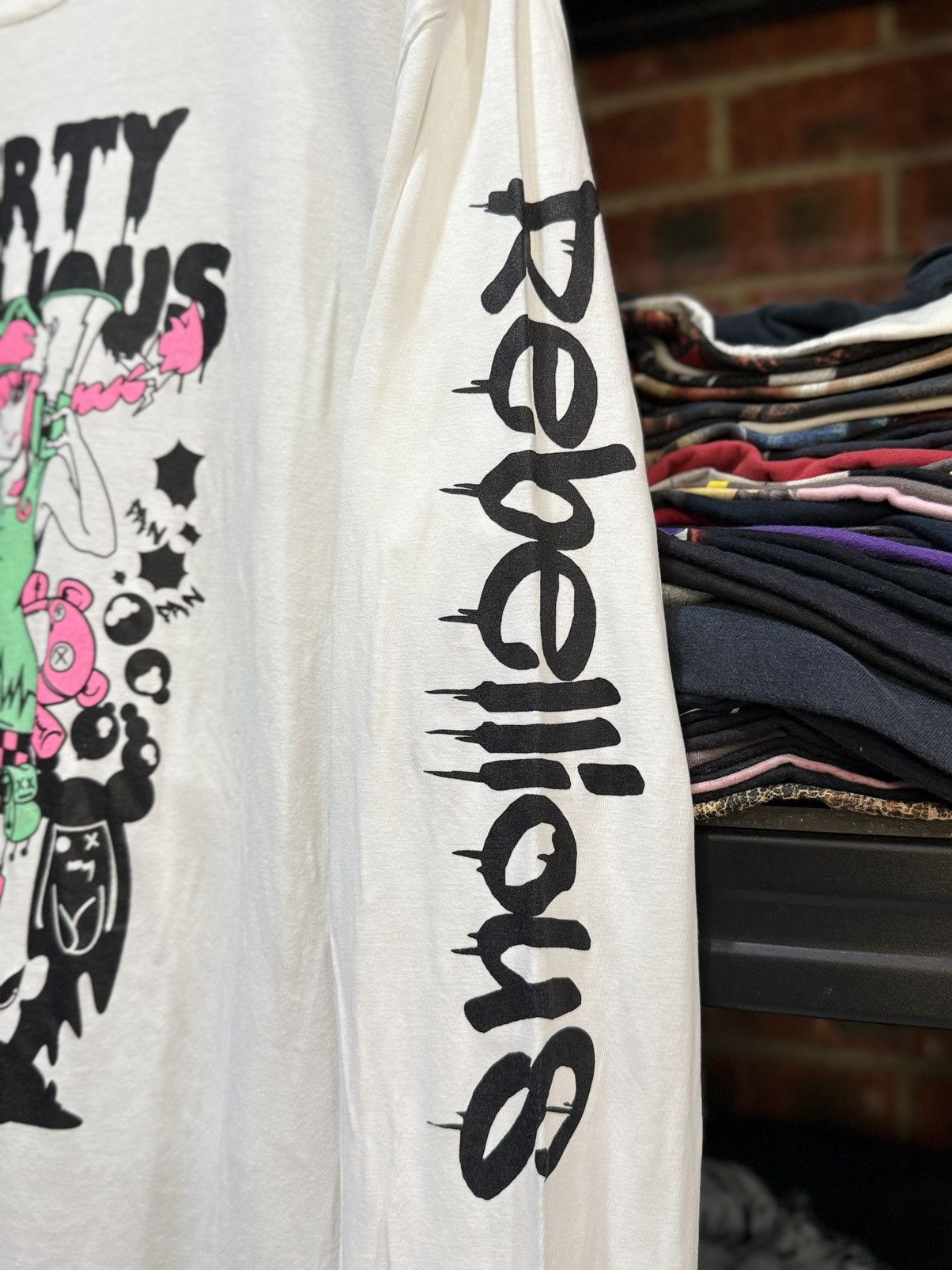 Band Tees Puberty Rebellious Punk Emo Japanese Long Sleeve Tee Size US XXL / EU 58 / 5 - 4 Thumbnail