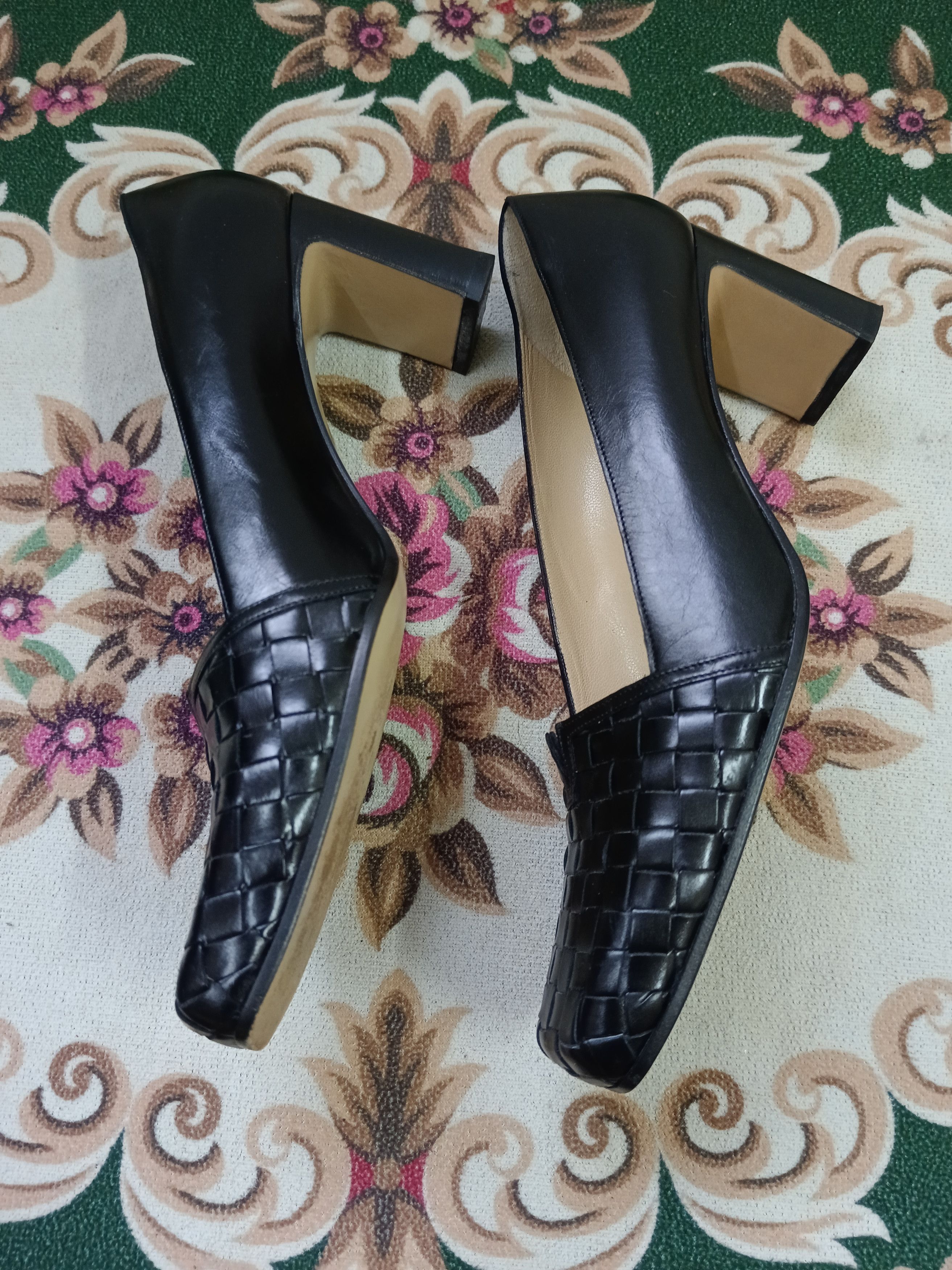 Bottega Veneta BOTTEGA VANETTA WOVEN LEATHER PUMP Size US 7 / IT 37 - 5 Thumbnail