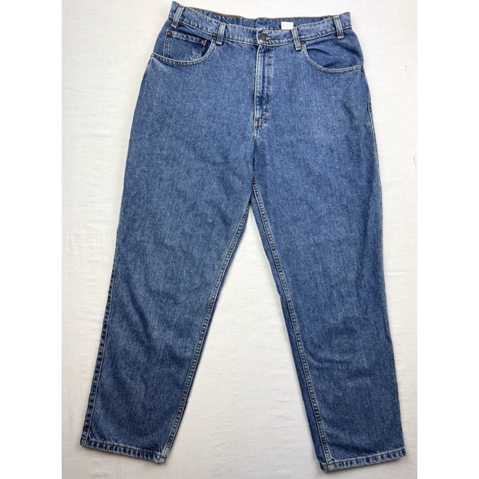 Levi's Vintage Levis 545 Loose Fit Jeans Adult 36x30 Blue Grunge Y2K 90s Brown Tab Size US 36 / EU 52 - 2 Thumbnail