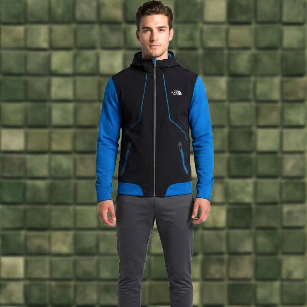 The North Face The North Face Mountain Athletics Hoodie Jacket Men L Blue Black Full Zip Zip Pockets Logo Athletic Outdoor Sports Autumn Winter Fall Spring Size US L / EU 52-54 / 3 - 1 Thumbnail