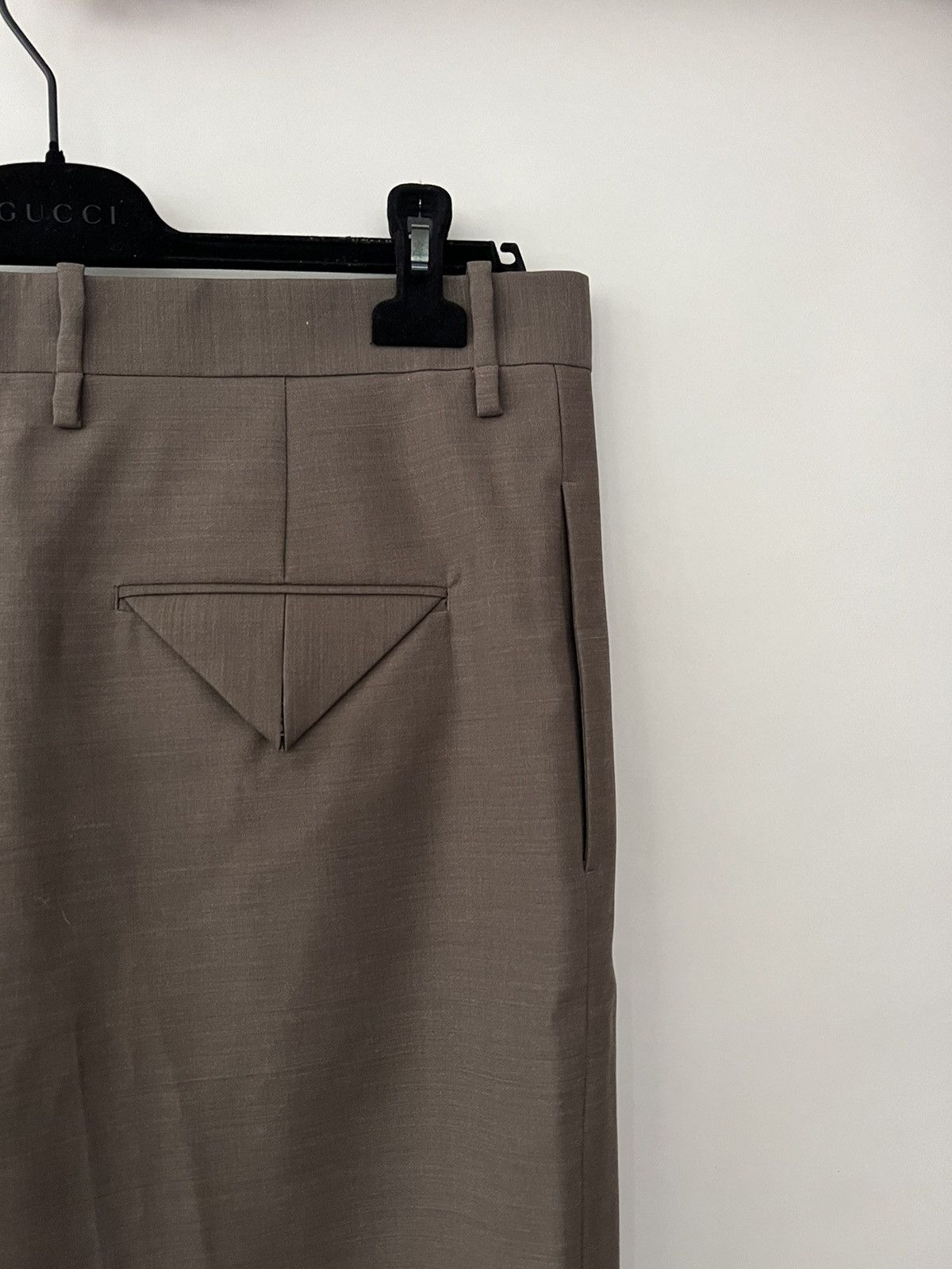 Bottega Veneta Bottega Veneta Travel Straight Leg Pants 'Brown' Size US 36 / EU 52 - 5 Thumbnail