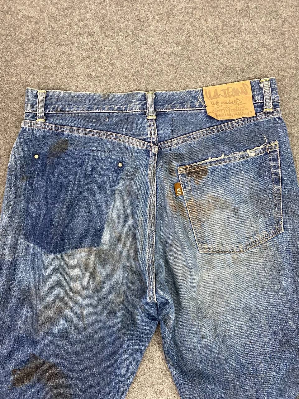 Japanese Brand vintage japanese brands selvedge distressed rework denim Size US 34 / EU 50 - 3 Thumbnail