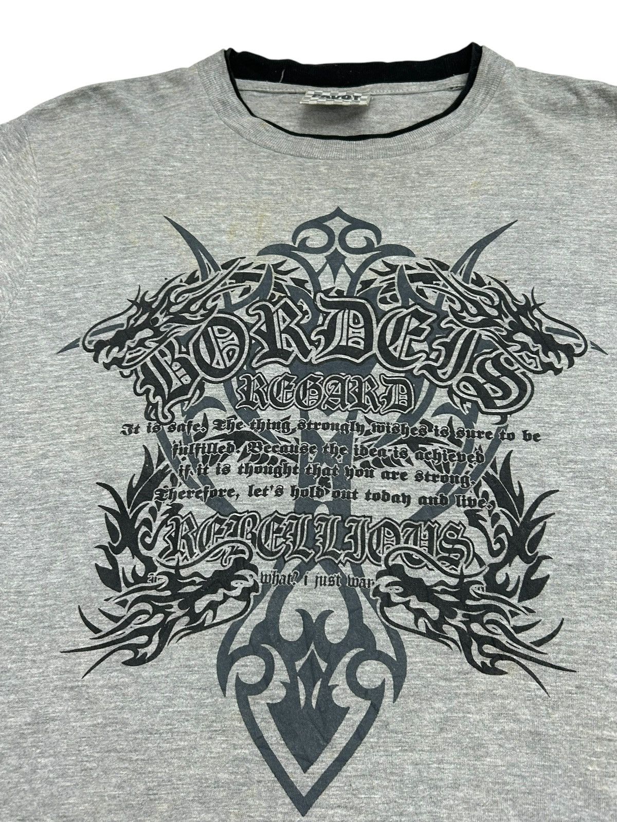 Designer × Japanese Brand Pavot Tribal Grunge Style ‘Forget Regret’ -Vintage Inspired Size US S / EU 44-46 / 1 - 3 Thumbnail