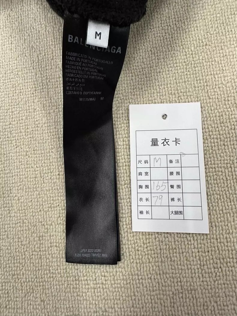 Balenciaga Balenciaga FW22 striped Logo printed hooded casual long sl Size US M / EU 48-50 / 2 - 5 Thumbnail