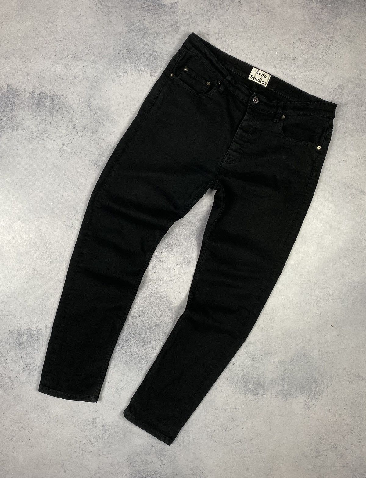 Acne Studios Acne Studios Town Stay Cash Jeans Black Size W34 L33 Size US 34 / EU 50 - 2 Thumbnail