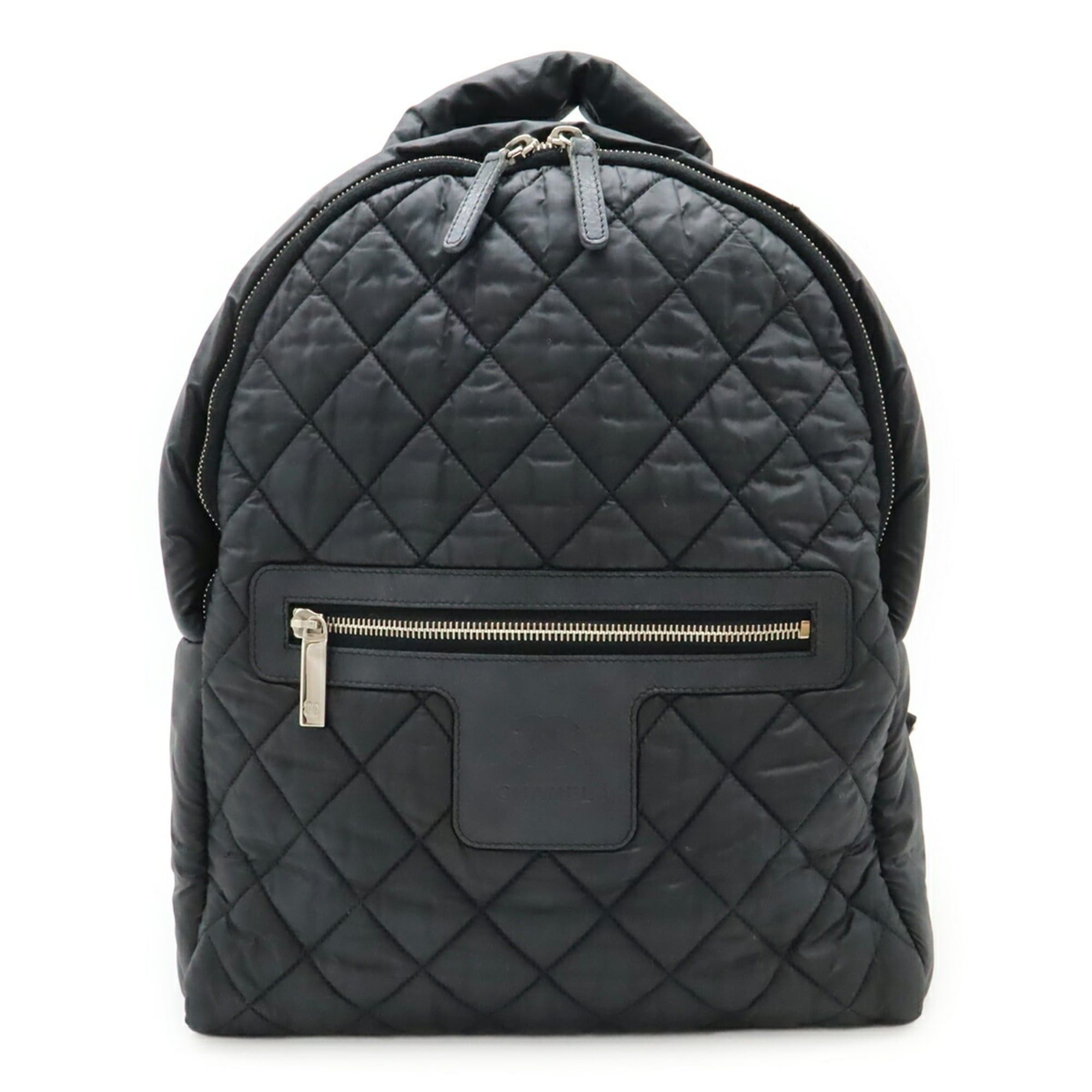 Chanel CHANEL Coco Cocoon Backpack/Daypack in Quilted Nylon and Leather, Black Bordeaux, A92559 Size ONE SIZE - 1 Thumbnail