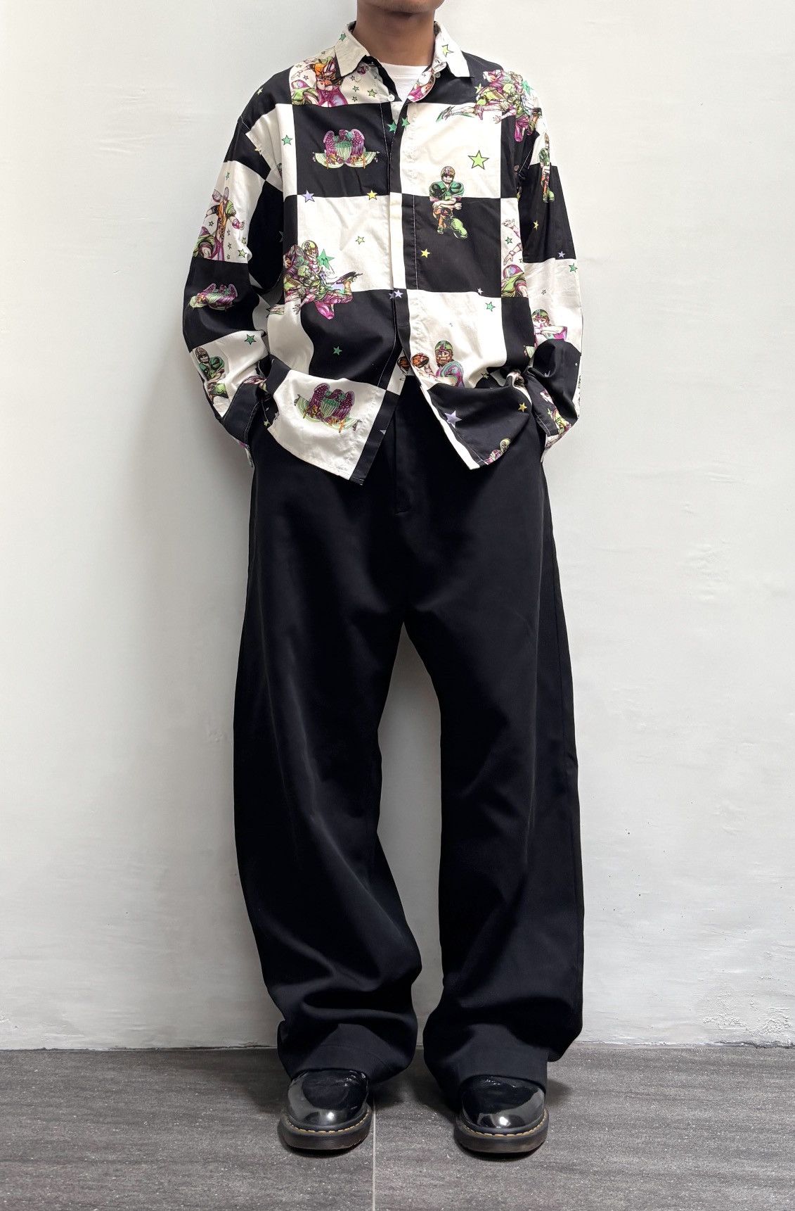 Versace FREE TAX ! Vintage Baseball Checkered Shirt Size US M / EU 48-50 / 2 - 1 Thumbnail