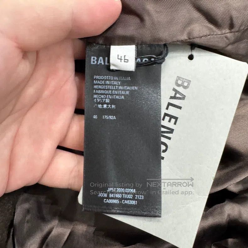 Balenciaga Balenciaga Bullet screen full-print wool jacket Size US S / EU 44-46 / 1 - 3 Thumbnail