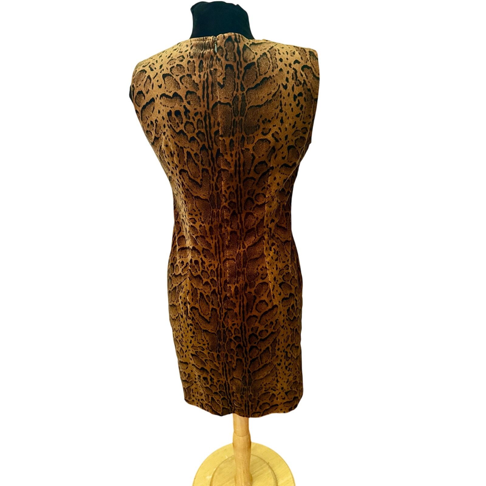 Vintage Vintage 90’s Dead stock Central Falls Leopard Dress Small Size S / US 4 / IT 40 - 5 Thumbnail