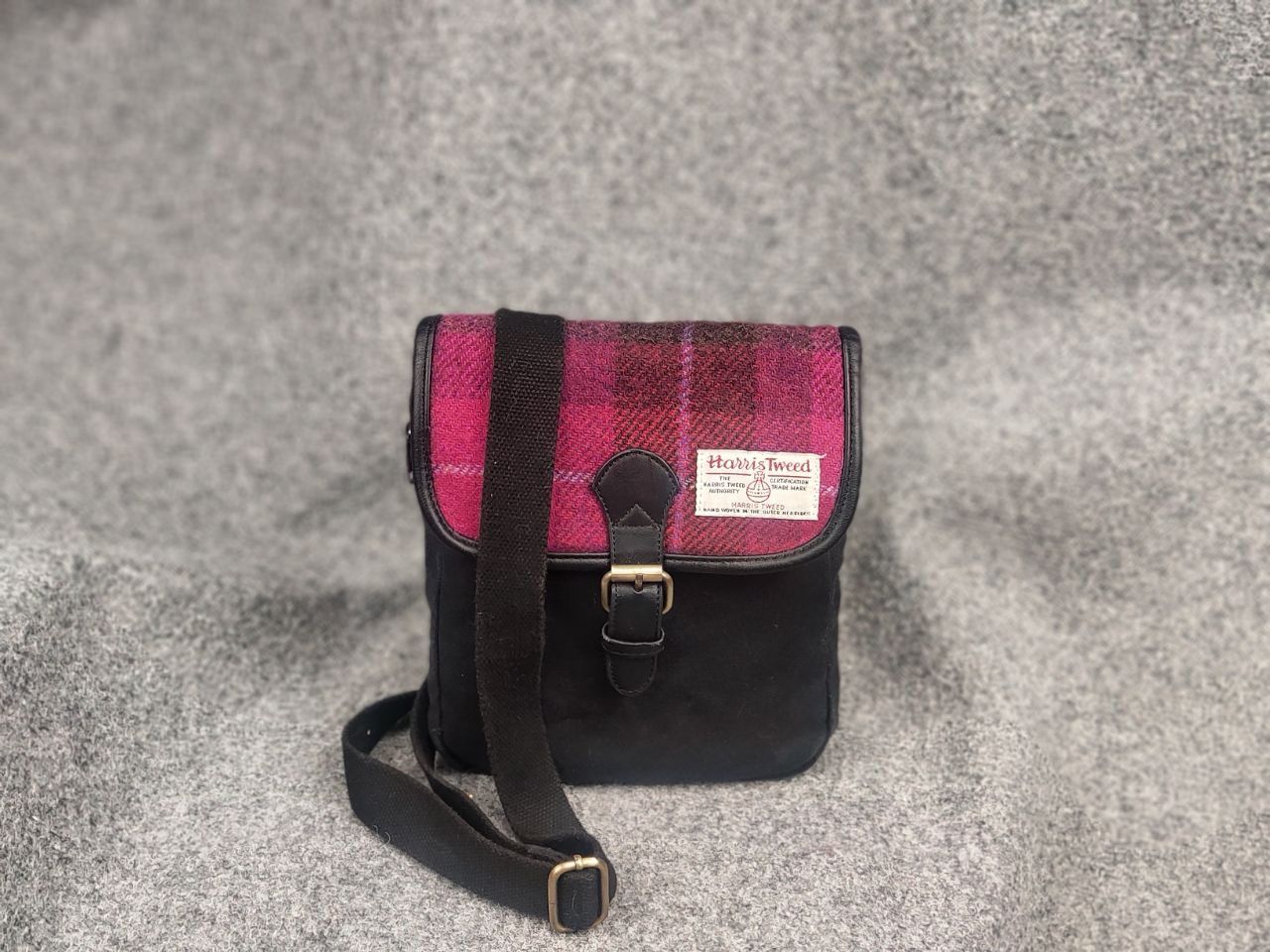 Harris Tweed Vintage Harris Tweed compact messenger bag over the shoulder Size ONE SIZE - 3 Thumbnail
