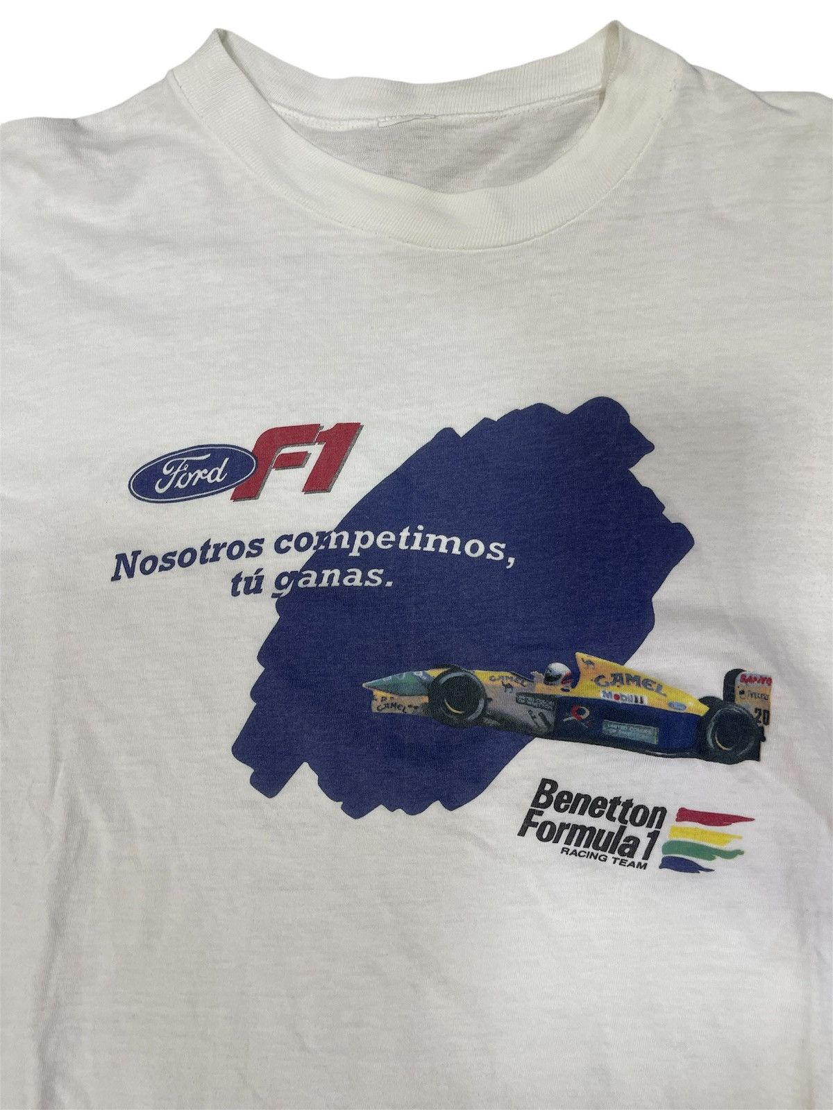 Vintage Benetton formula Size US XL / EU 56 / 4 - 2 Thumbnail
