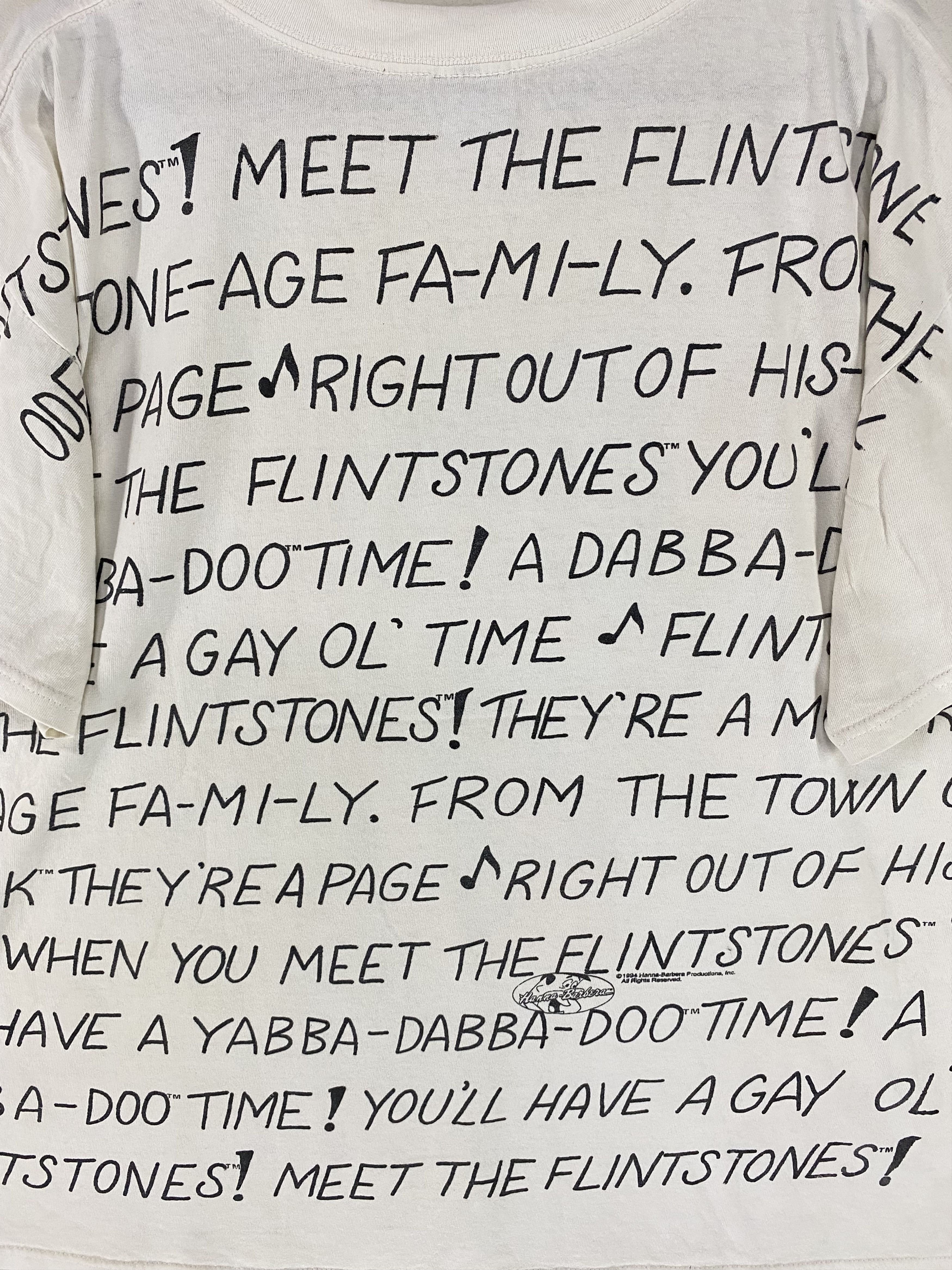 Cartoon Network × Vintage 90s The flintstones allover print shirt Size US XL / EU 56 / 4 - 9 Thumbnail