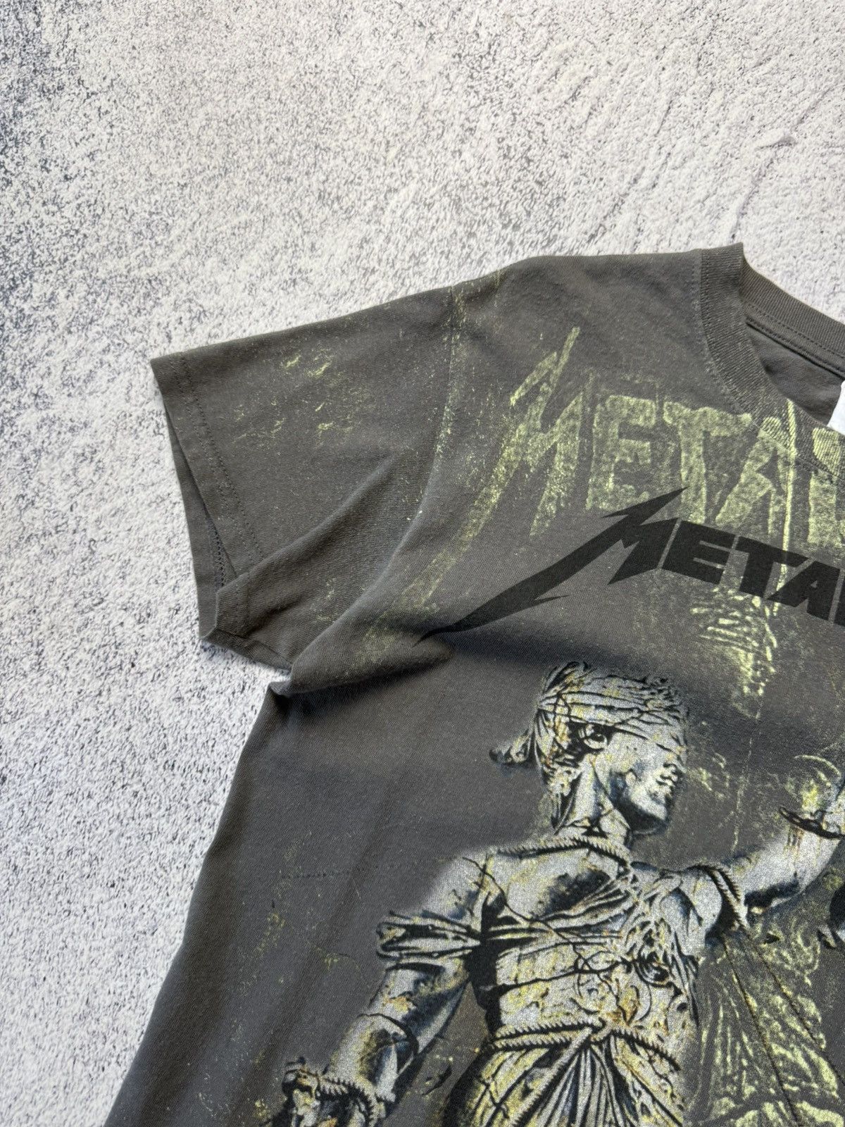 Metallica Metallica And Justice For All Vintage Rock Band Overprinted Size US S / EU 44-46 / 1 - 10 Thumbnail