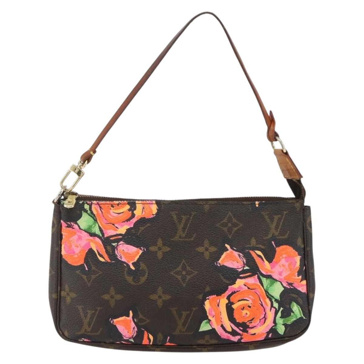 Louis Vuitton Louis Vuitton Pochette Accessoires Limited Edition Monogram Roses Size ONE SIZE - 1 Thumbnail
