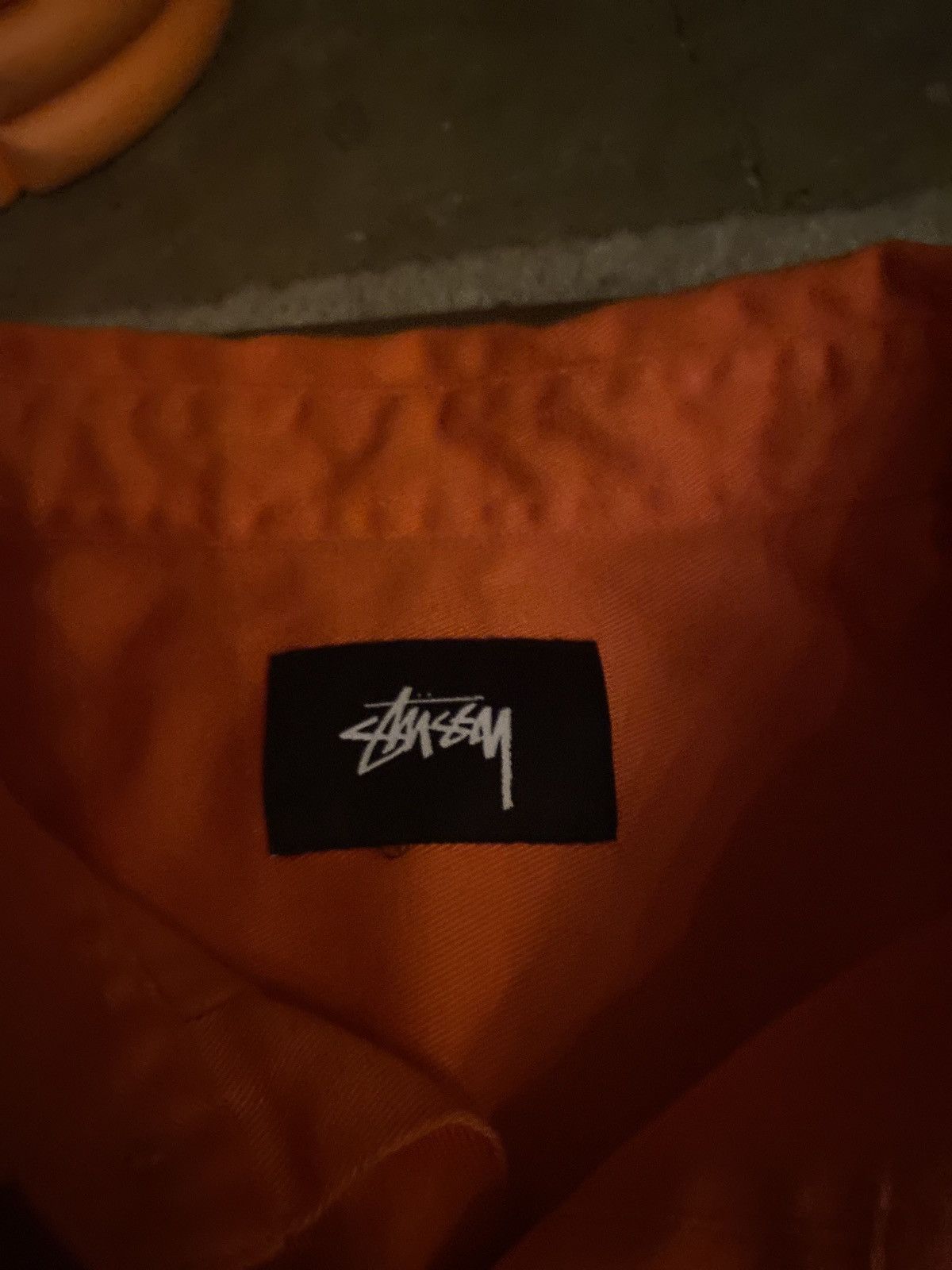 Stussy Orange Stussy Button Up Size US L / EU 52-54 / 3 - 3 Thumbnail