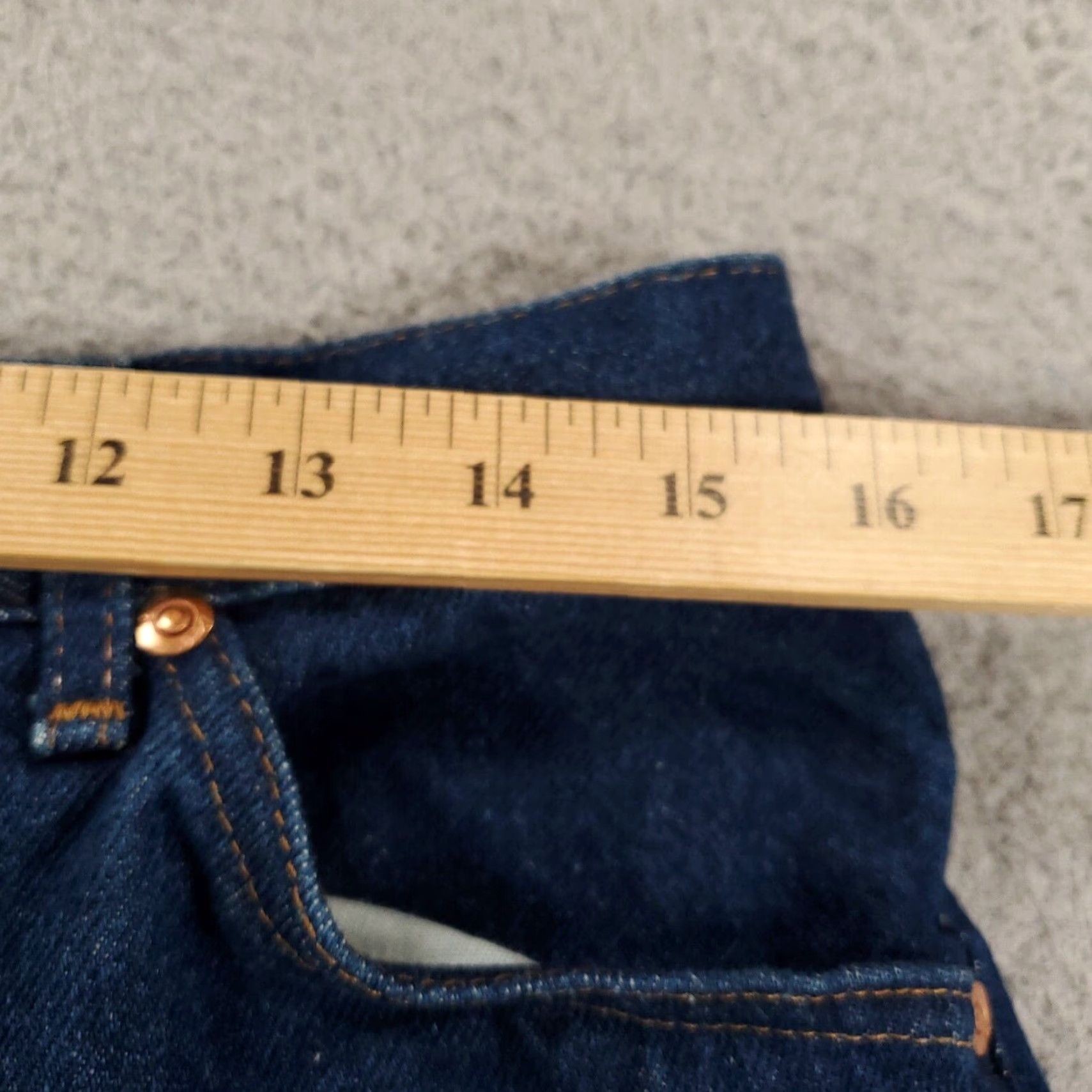 Lee VINTAGE Lee Jeans Womens Plus Size 18 Mom High Waist 31x31 Dark Blue 80s 90s Retro USA Size 40" / US 18 - 3 Thumbnail