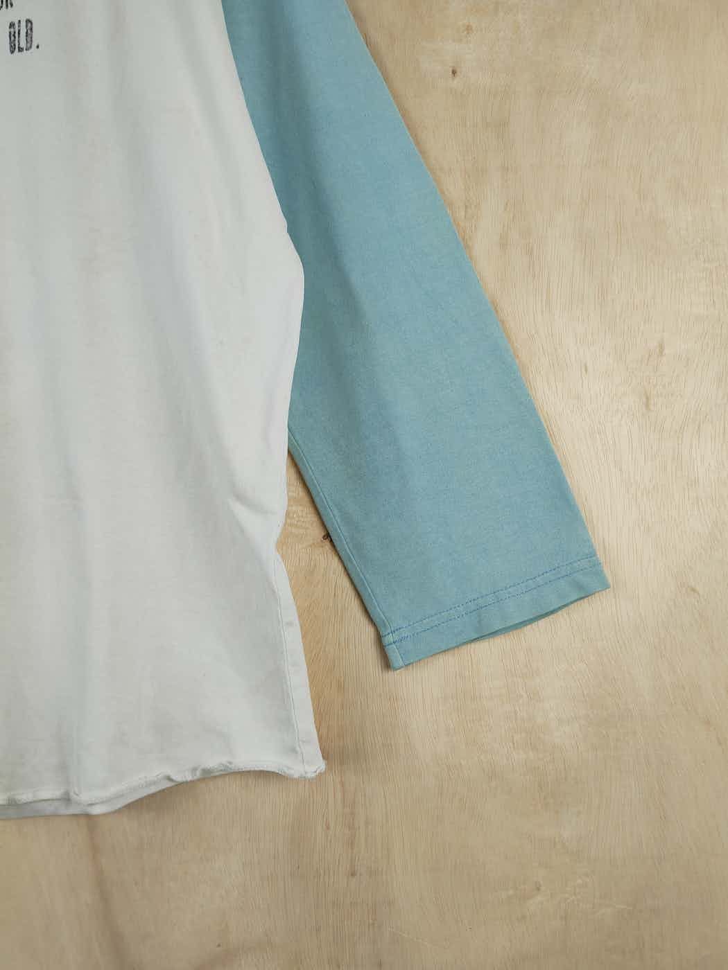 Japanese Brand Weirdo White Green vintage Faded Long Sleeve T-Shirts #S2482 Size US L / EU 52-54 / 3 - 13 Thumbnail