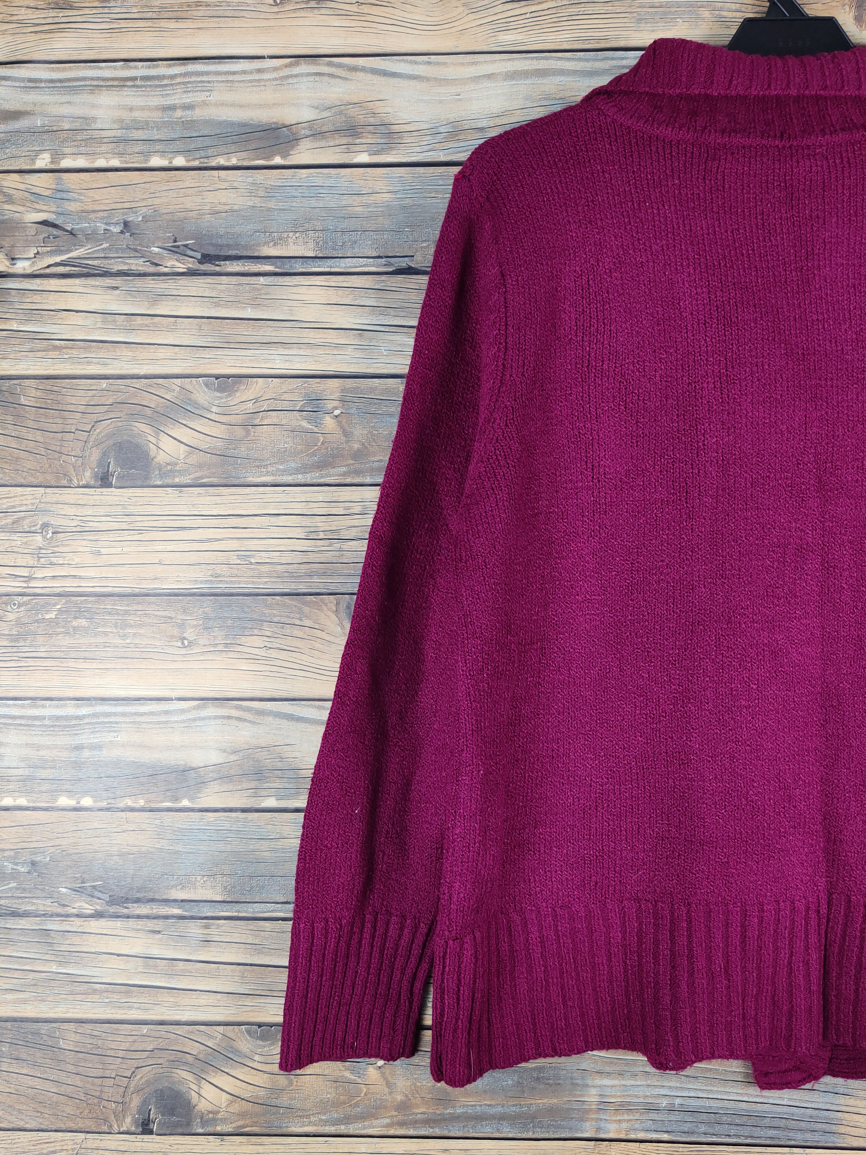 Japanese Brand × Vintage Japanese Brand Purple Knitwear Cardigan #W1142 Size M / US 6-8 / IT 42-44 - 11 Thumbnail