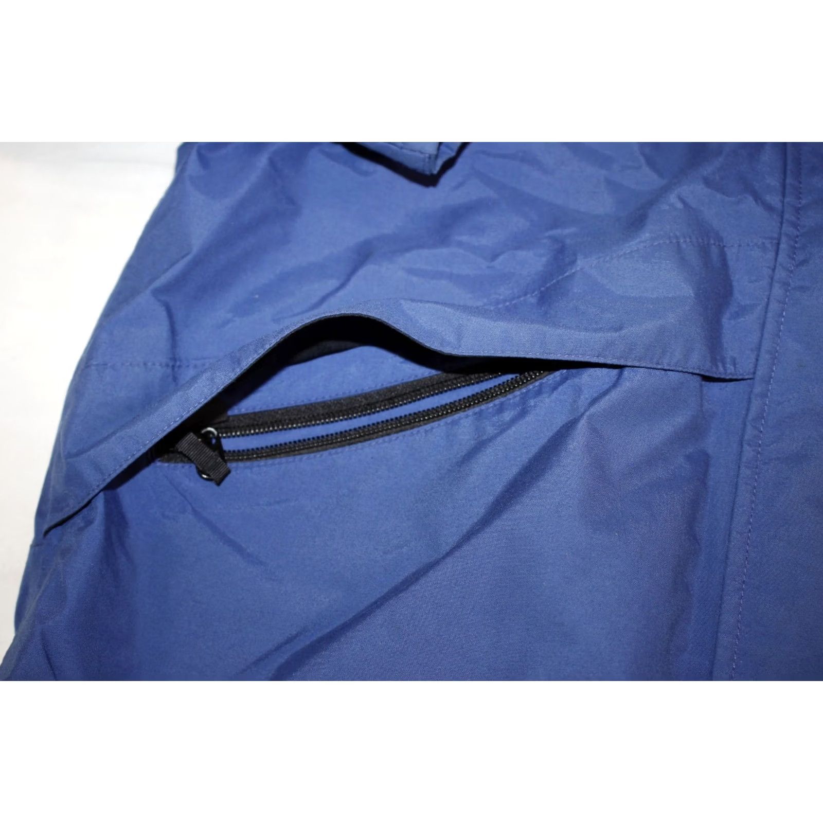 Vintage Cabela's Jacket Men's S Gore Tek Shell Rain Windbreaker Hooded Blue Size US 29 - 3 Thumbnail