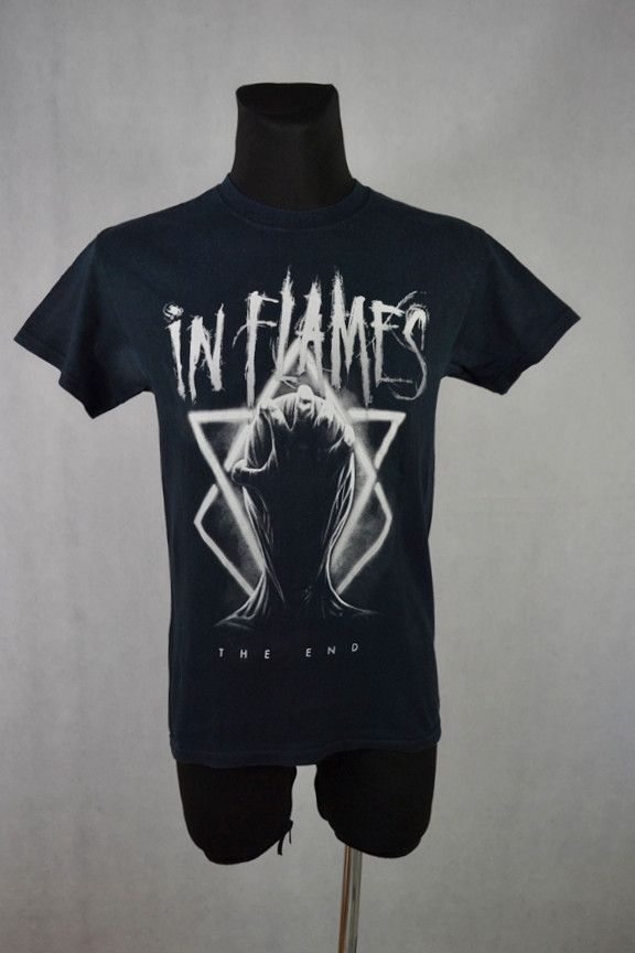 Band Tees 2016 In Flames The End Graphic T-Shirt S Size US S / EU 44-46 / 1 - 1 Thumbnail