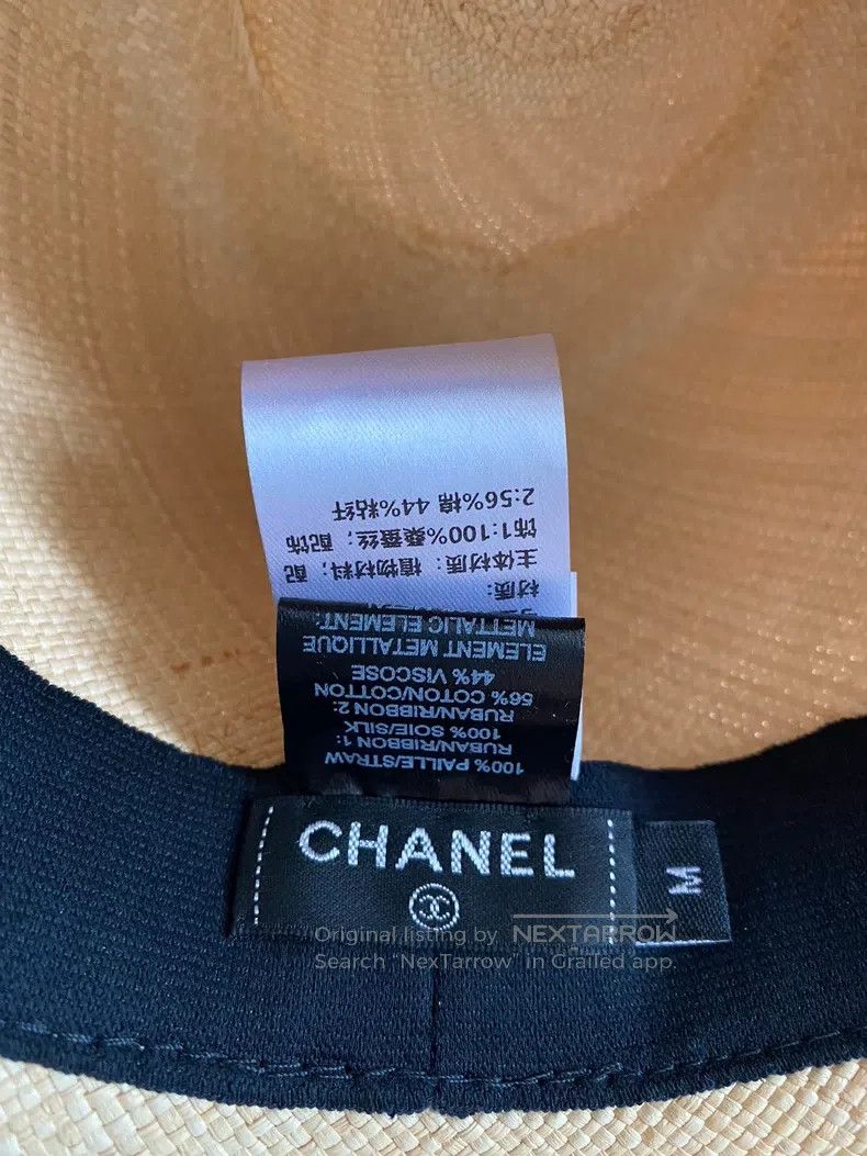 Chanel Chanel SizeM Straw hat Size ONE SIZE - 5 Thumbnail