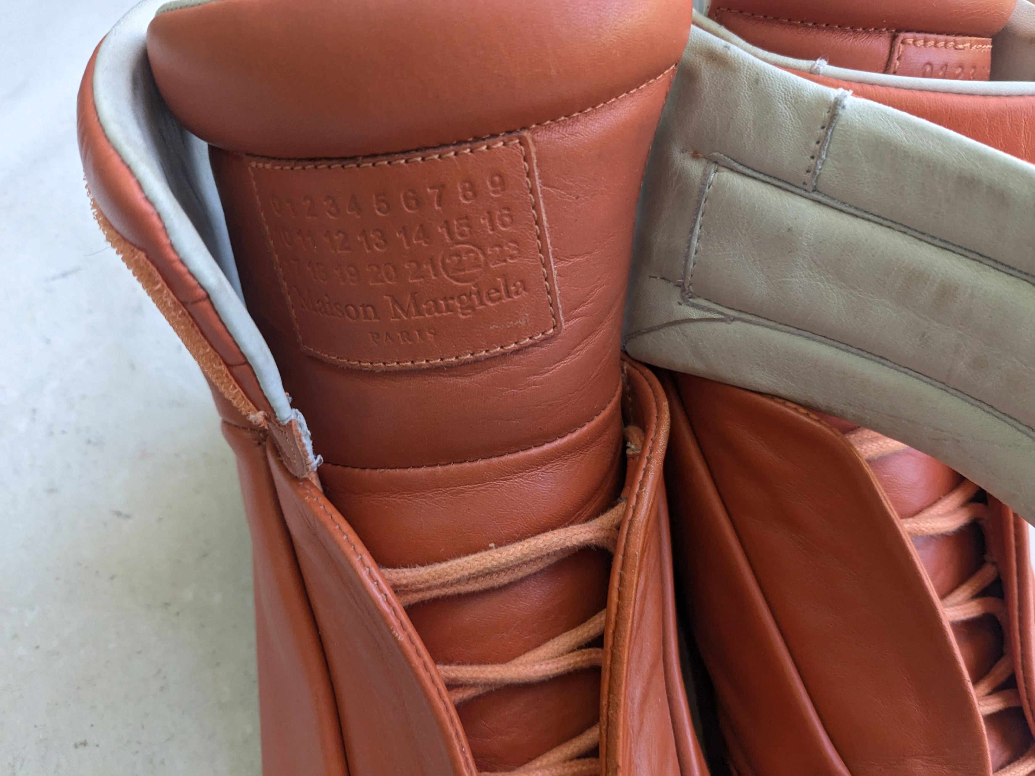 Maison Margiela Maison Margiela Future Orange High Tops 10 43 Size US 10 / EU 43 - 5 Thumbnail
