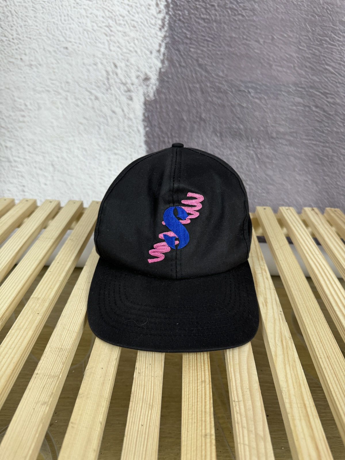 Powell Peralta Vintage Skateboard one size black big logo “S” cap Size ONE SIZE - 1 Thumbnail