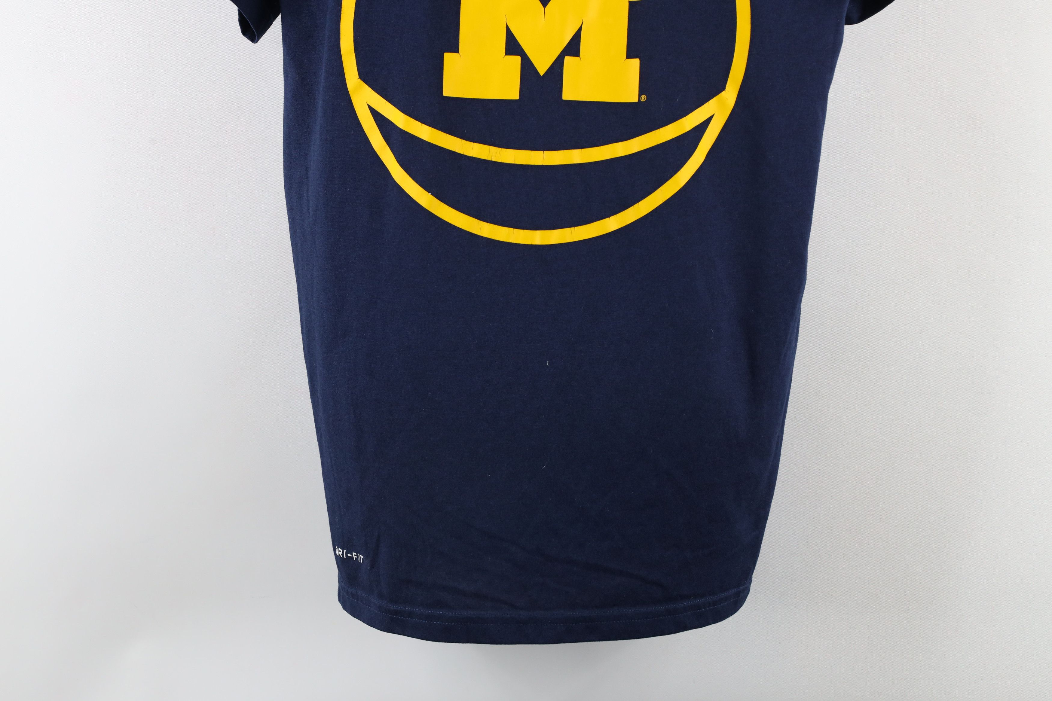 Nike × Vintage Nike Air Jordan University of Michigan Basketball T-Shirt Size US S / EU 44-46 / 1 - 3 Thumbnail
