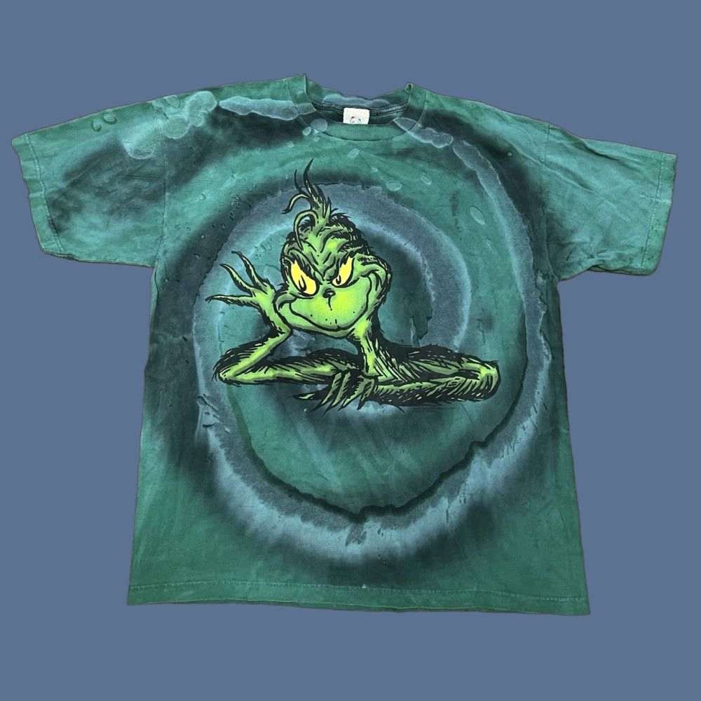 Vintage VINTAGE Grinch T-Shirt Seuss Wear Tie Dye Green L Unisex Adults 1997 Mens Womens Boys Girls Size US L / EU 52-54 / 3 - 1 Thumbnail