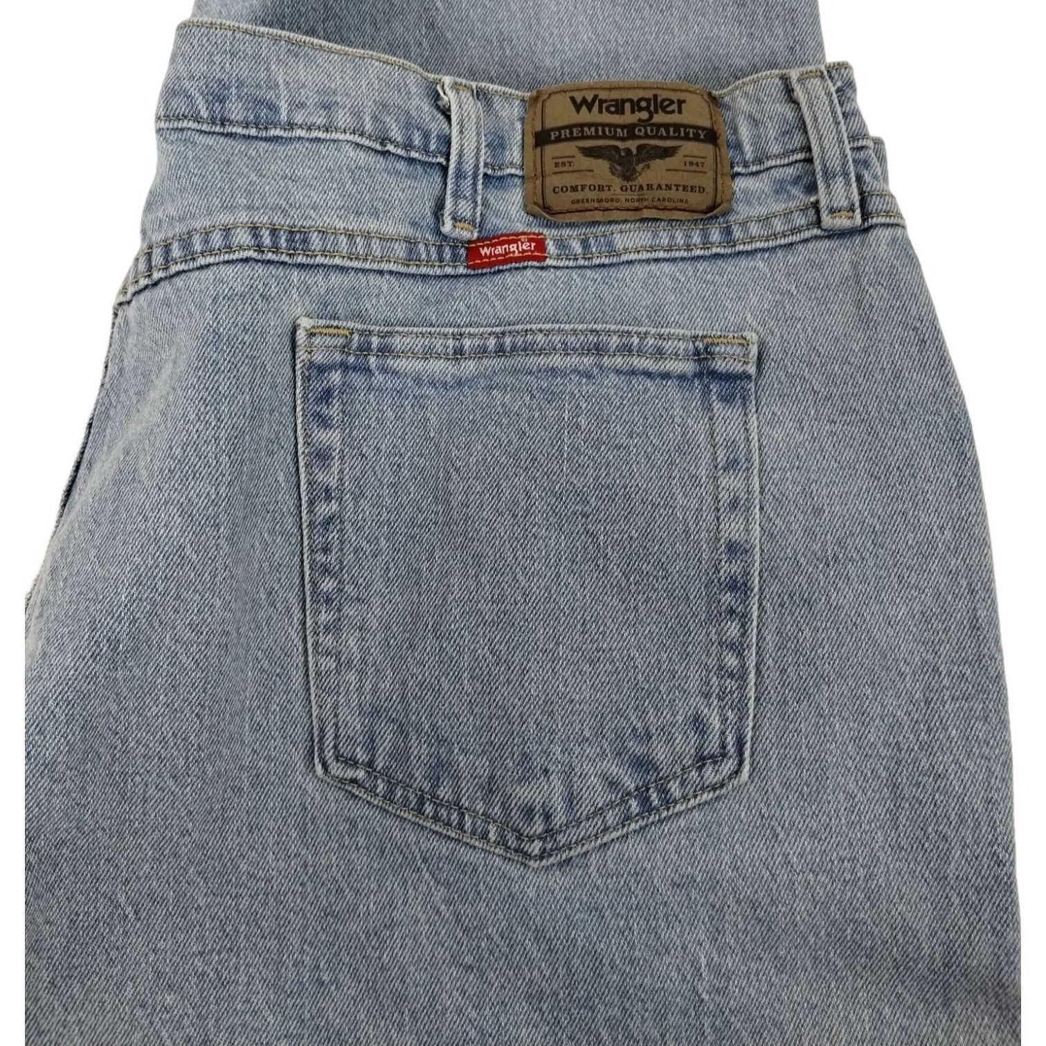 Wrangler Wrangler Relaxed Fit Five Star Denim Jeans Mens 42 x 30 Ligh Size US 42 / EU 58 - 5 Thumbnail