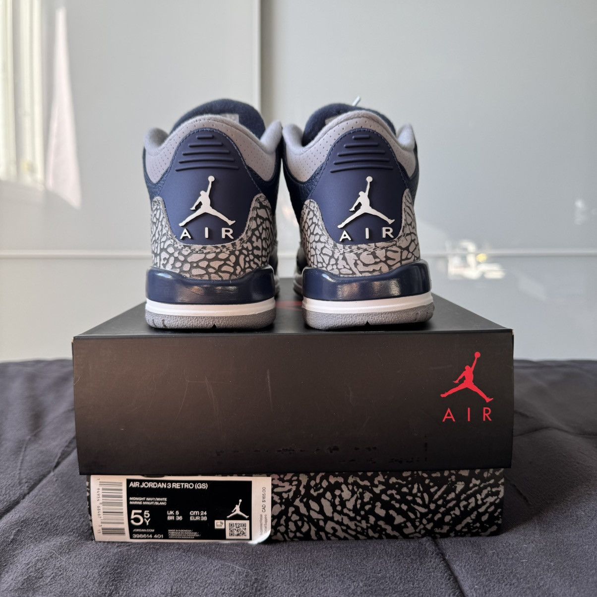 Jordan Brand × Nike Air Jordan 3 Retro “Georgetown” 2021 GS Size US 5.5 / EU 38 - 4 Thumbnail